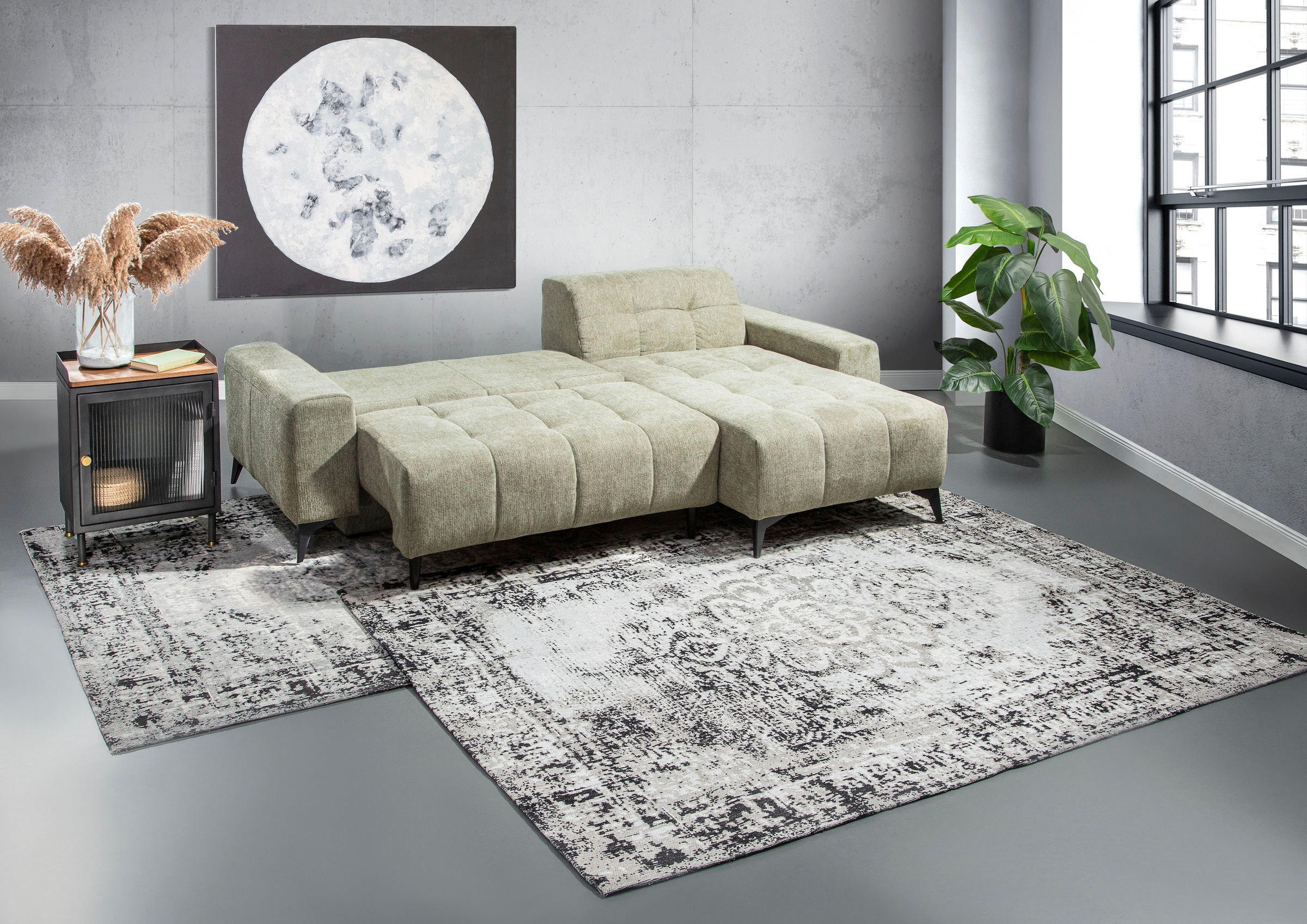 Gutmann Factory Hochflor-Teppich "Puffy 63701" rechteckig 100 mm Höhe Vinta günstig online kaufen