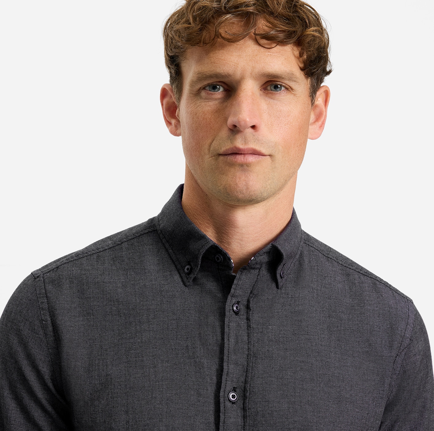 OLYMP Langarmhemd Button-down-Kragen, regular fit, casual