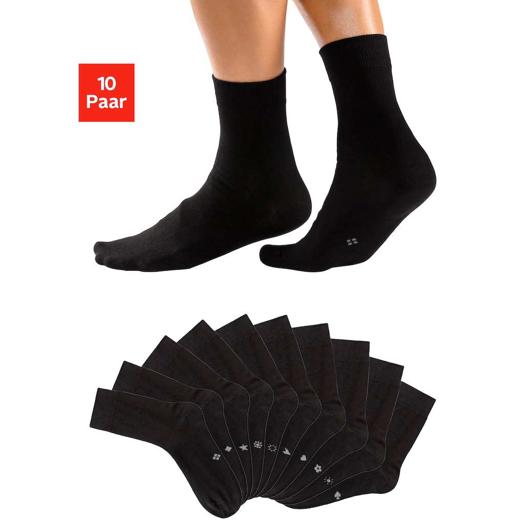 H.I.S Basicsocken, (Set, 10 Paar)