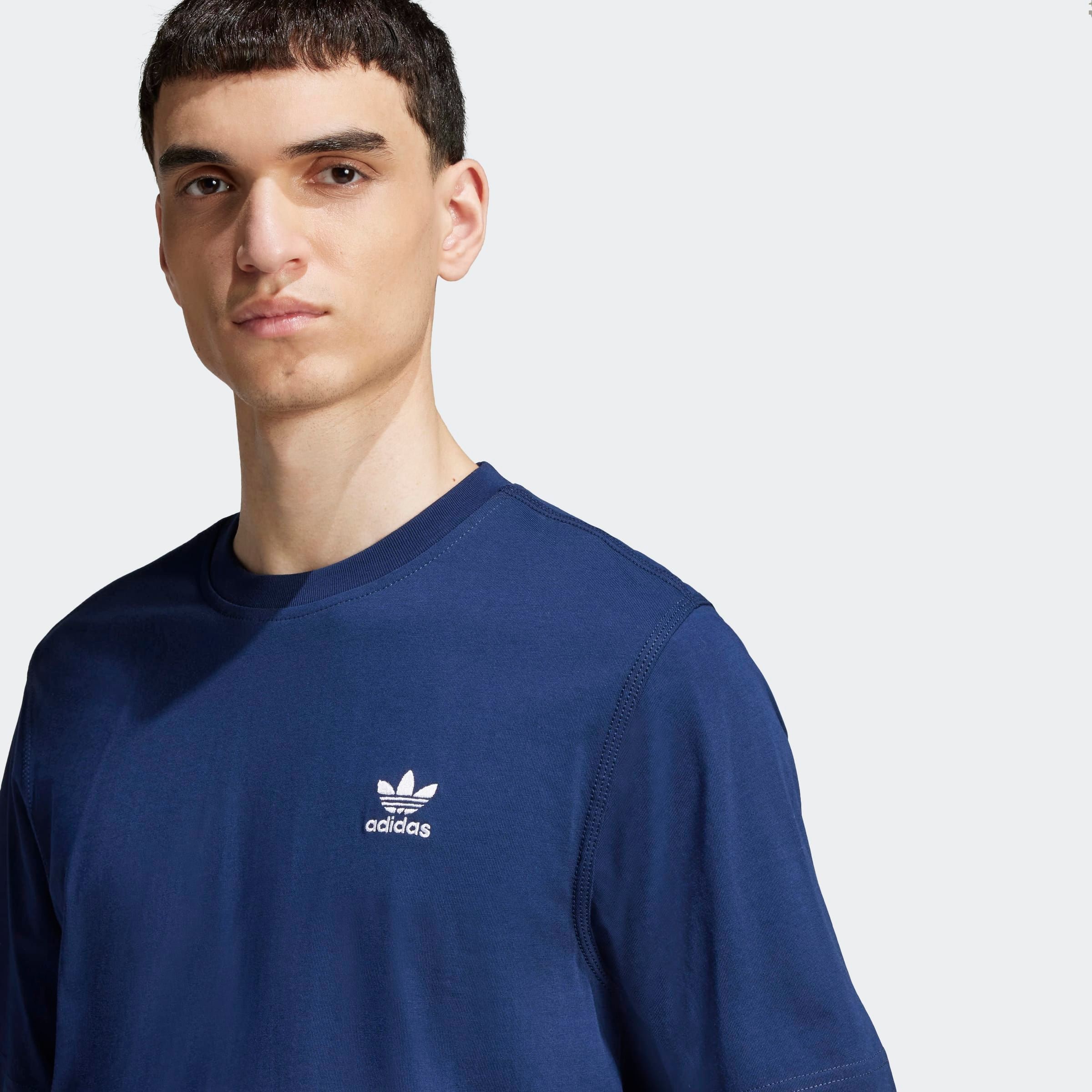 adidas Originals T-Shirt »TREFOIL ESS TEE«, drei Streifen Essentials Shirt mit Trefoil Logo
