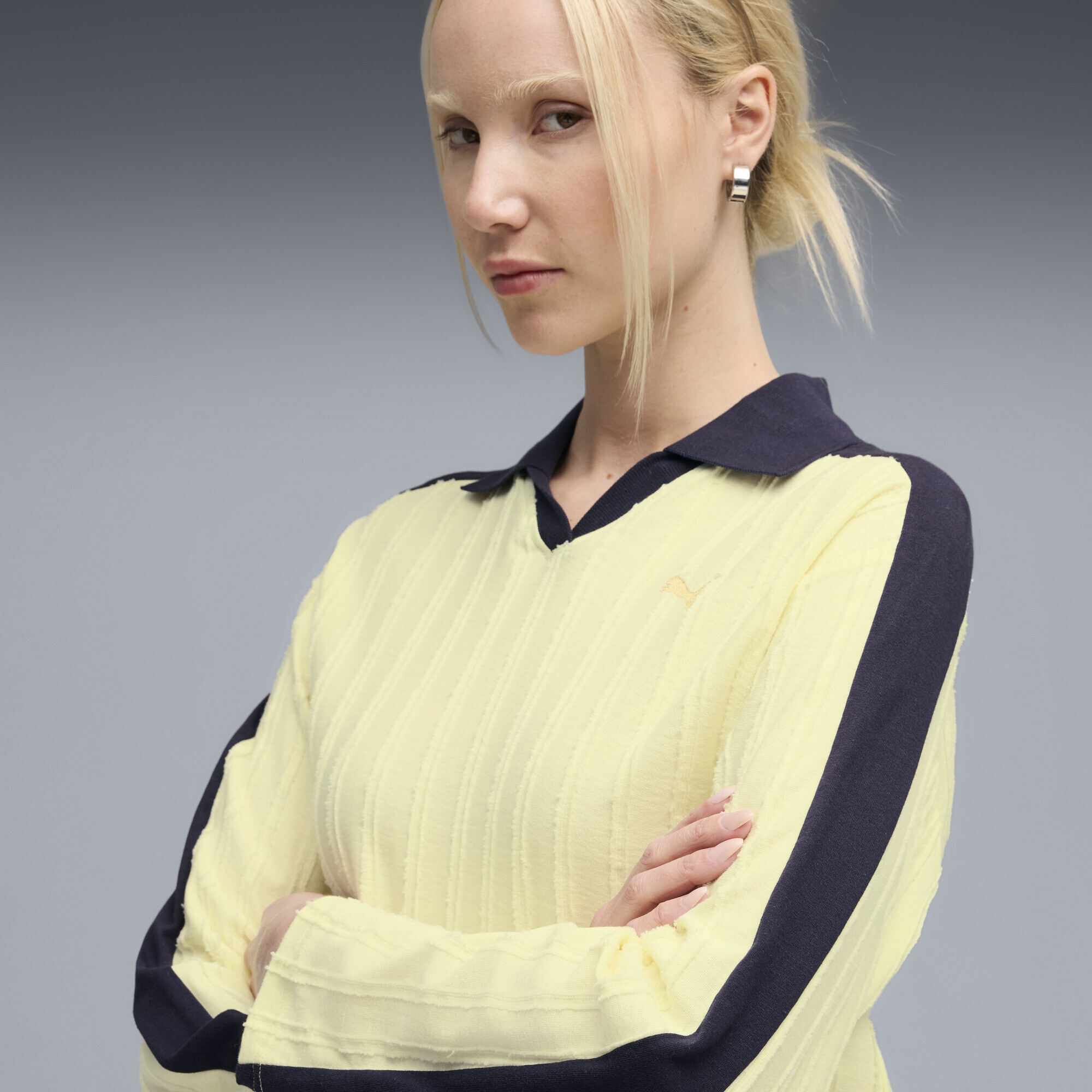 PUMA Poloshirt »T7 Relaxed Langarm-Polo Damen«