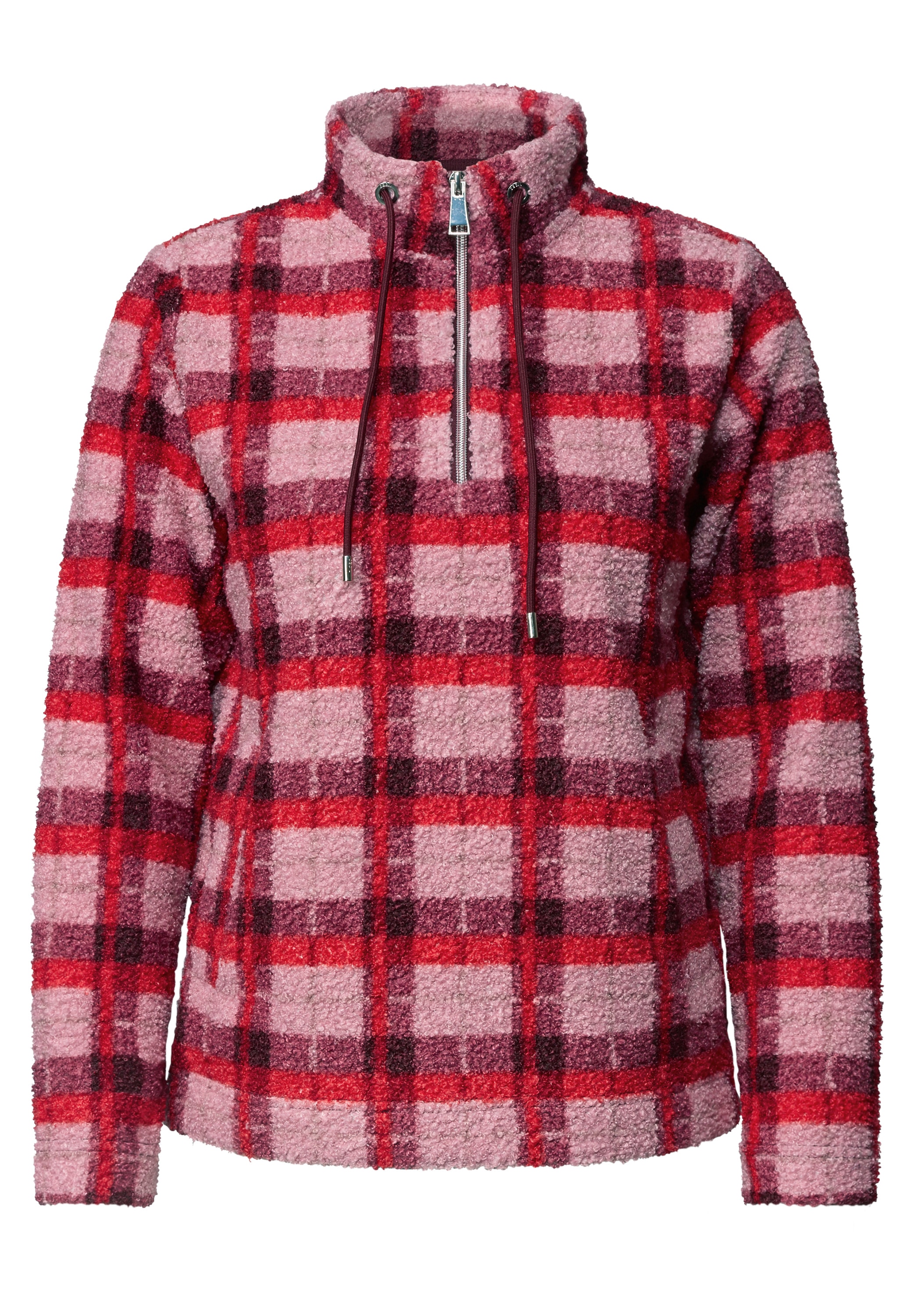 Cecil Langarmshirt mit Karomuster