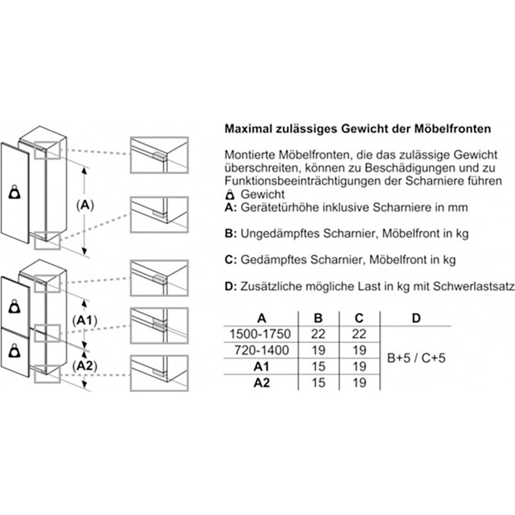 NEFF Einbaugefrierschrank »GI7813CE0«, N 70, 177,2 cm hoch, 55,8 cm breit