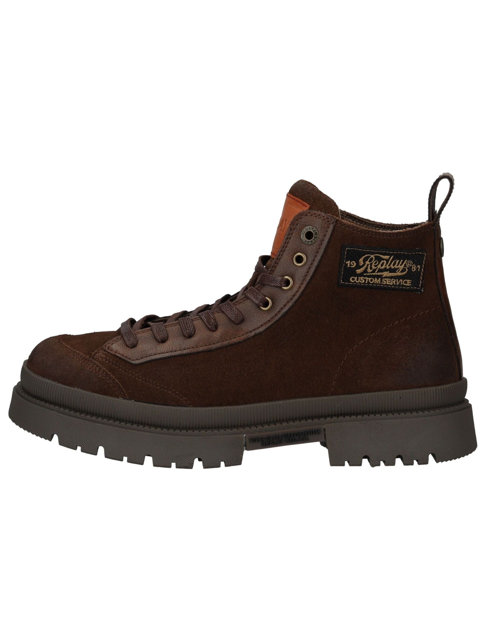 Replay Schnürstiefelette »Replay Stiefelette Veloursleder/Textil«