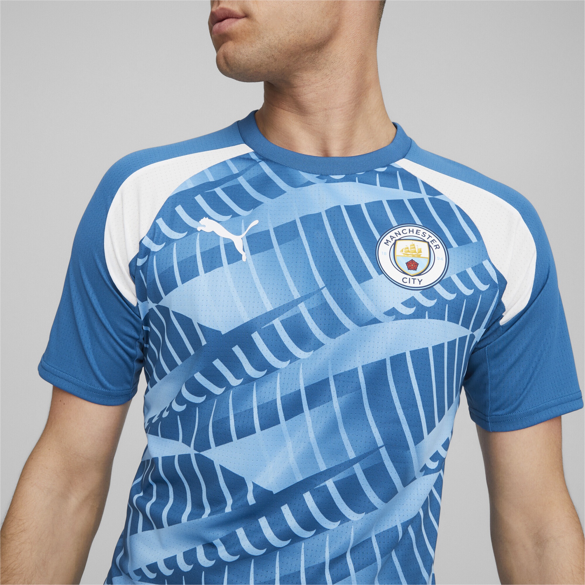 PUMA Trainingsshirt »Manchester City | Trikot F.C. ▷ BAUR kurzem Herren« Prematch mit Arm kaufen