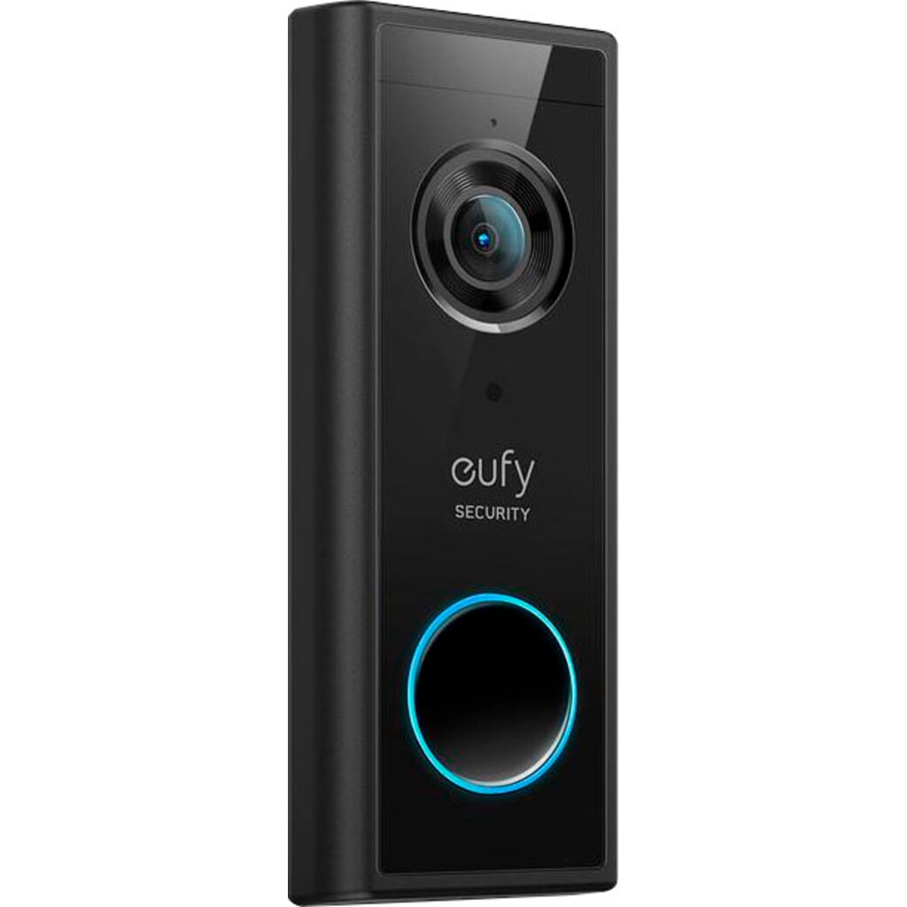 EUFY Smart Home Türklingel »Black Video Doorbell 2K (Battery-Powered) Add on only«, Außenbereich