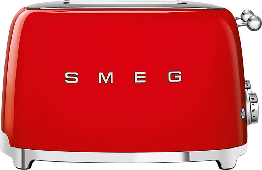 Smeg Toaster "TSF03RDEU", 4 kurze Schlitze, 3000 W