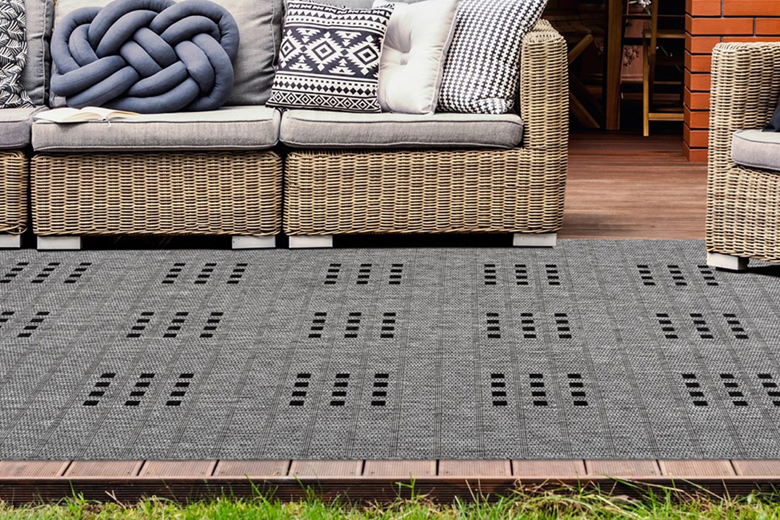 calo-deluxe Teppich "Perugia 1050" rechteckig 7 mm Höhe In- und Outdoor gee günstig online kaufen