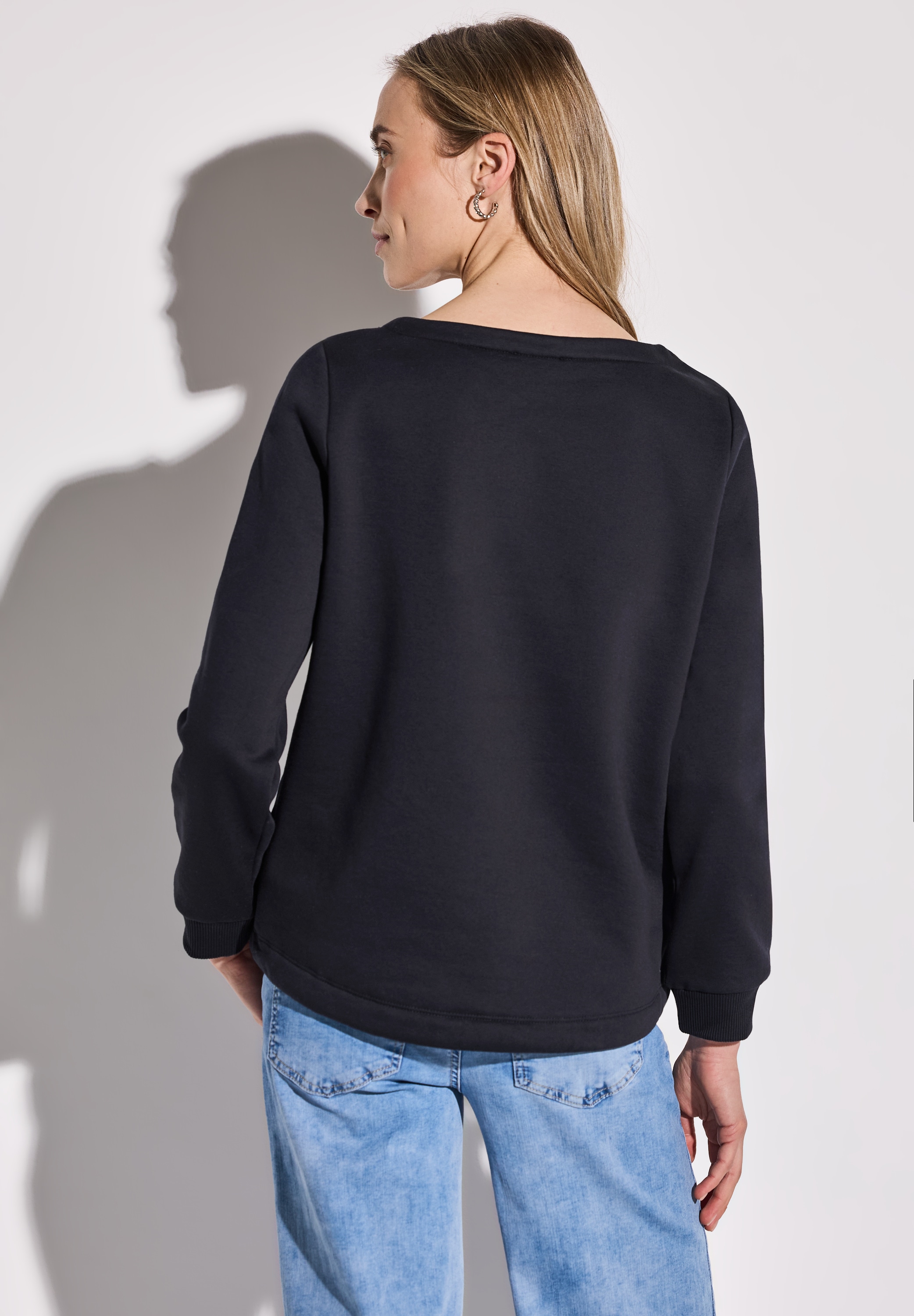 STREET ONE Sweatshirt, im soften Baumwoll-Mix