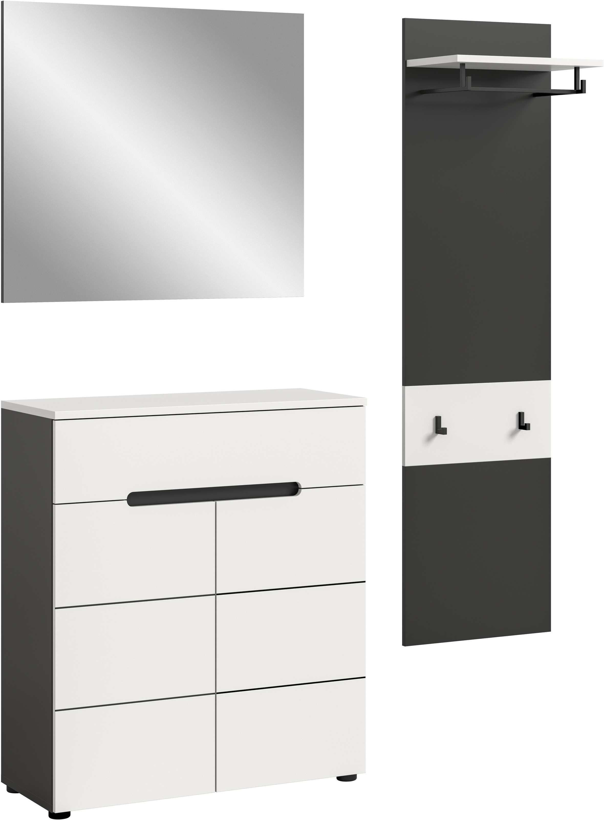 Home affaire Garderoben-Set "REHAT, TOPSELLER, 3-teilig, Breite 140 cm, ind günstig online kaufen