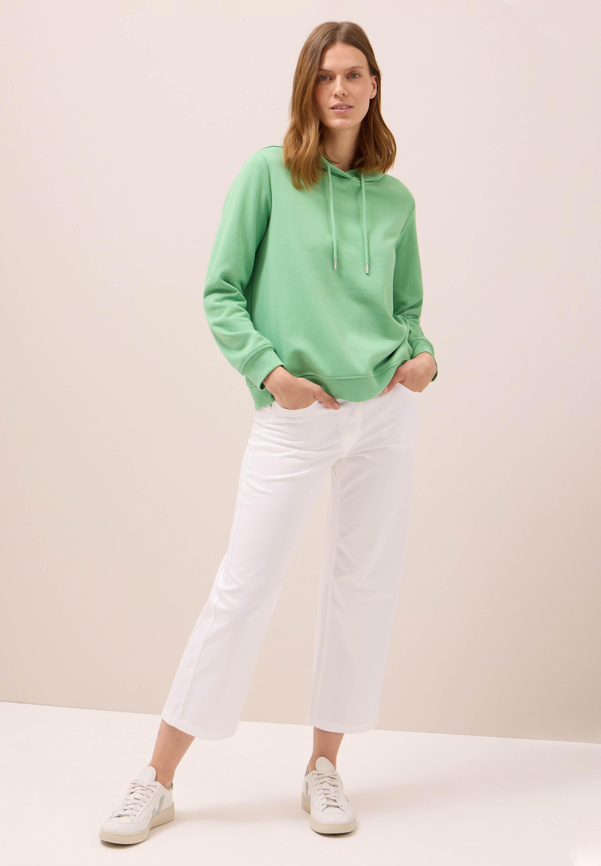 Cecil Sweatshirt, mit Kapuze mit Tunnelzugband