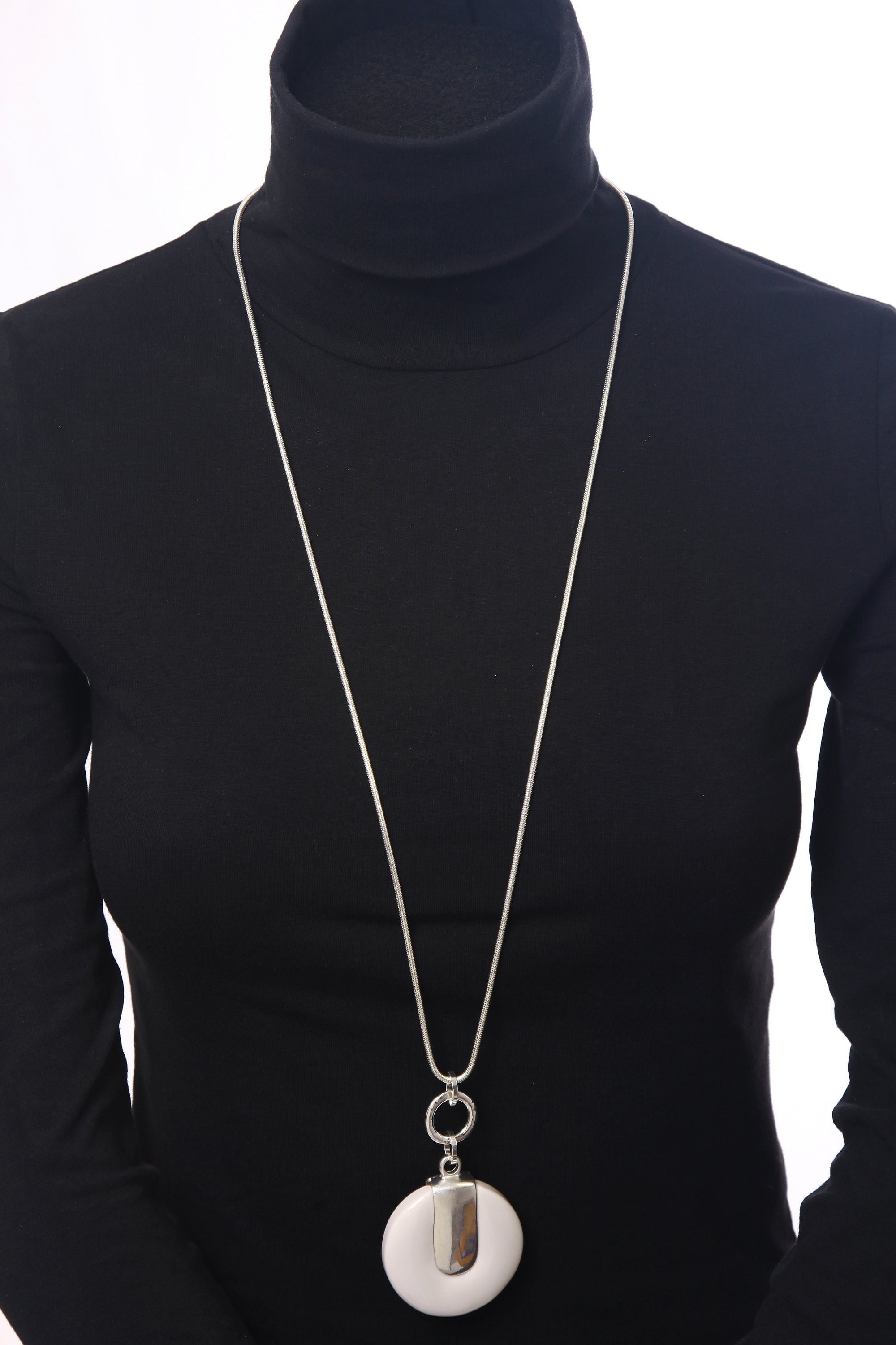 COLLEZIONE ALESSANDRO Lange Kette »Elena«, Kette mit Kunstharzanhänger