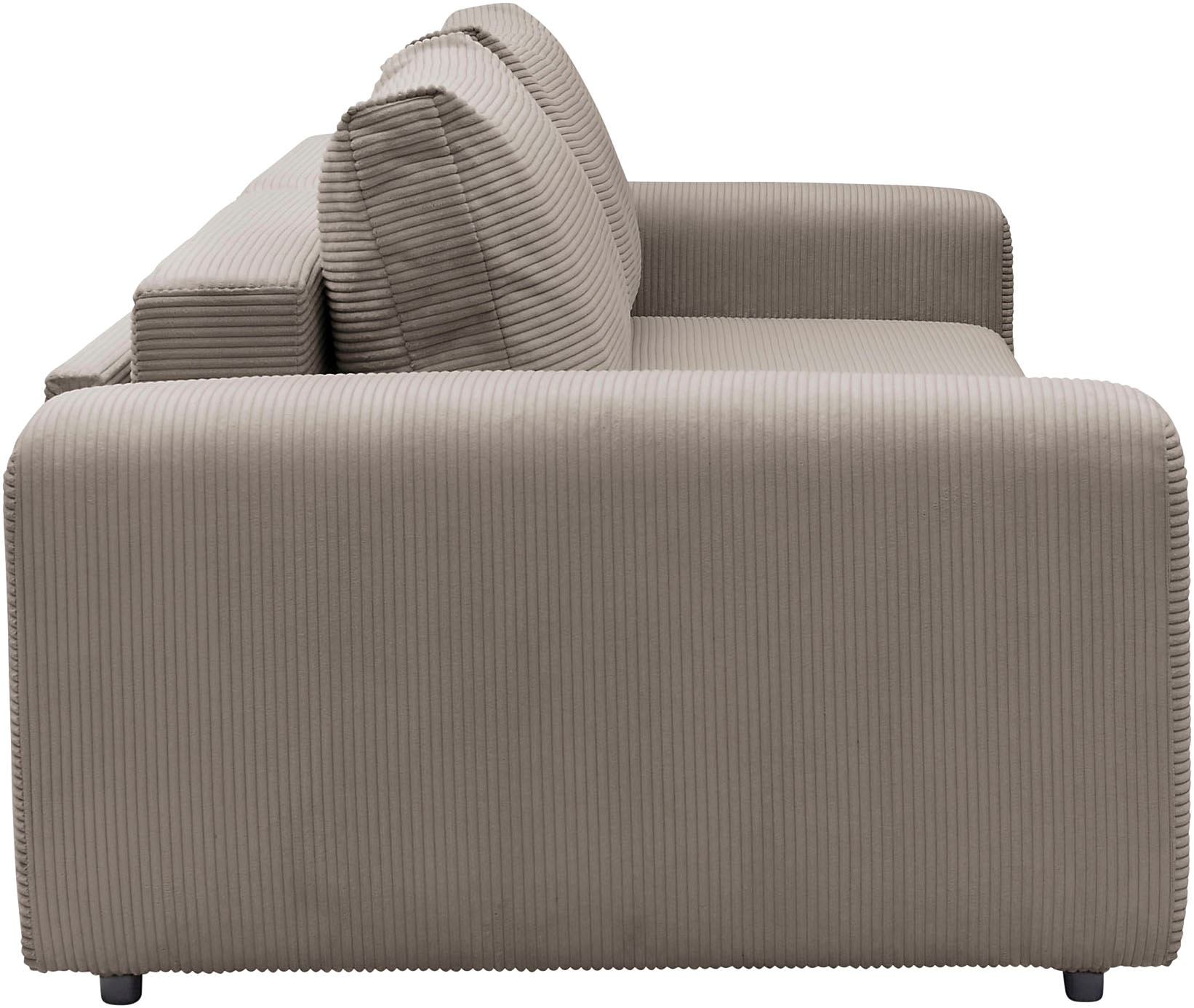 OTTO home Schlafsofa »PHEELIX Cord, mit 3 Funktionen« Elemente einzeln oder gleichzeitig ausziehbar, bequemer Sitzkomfort