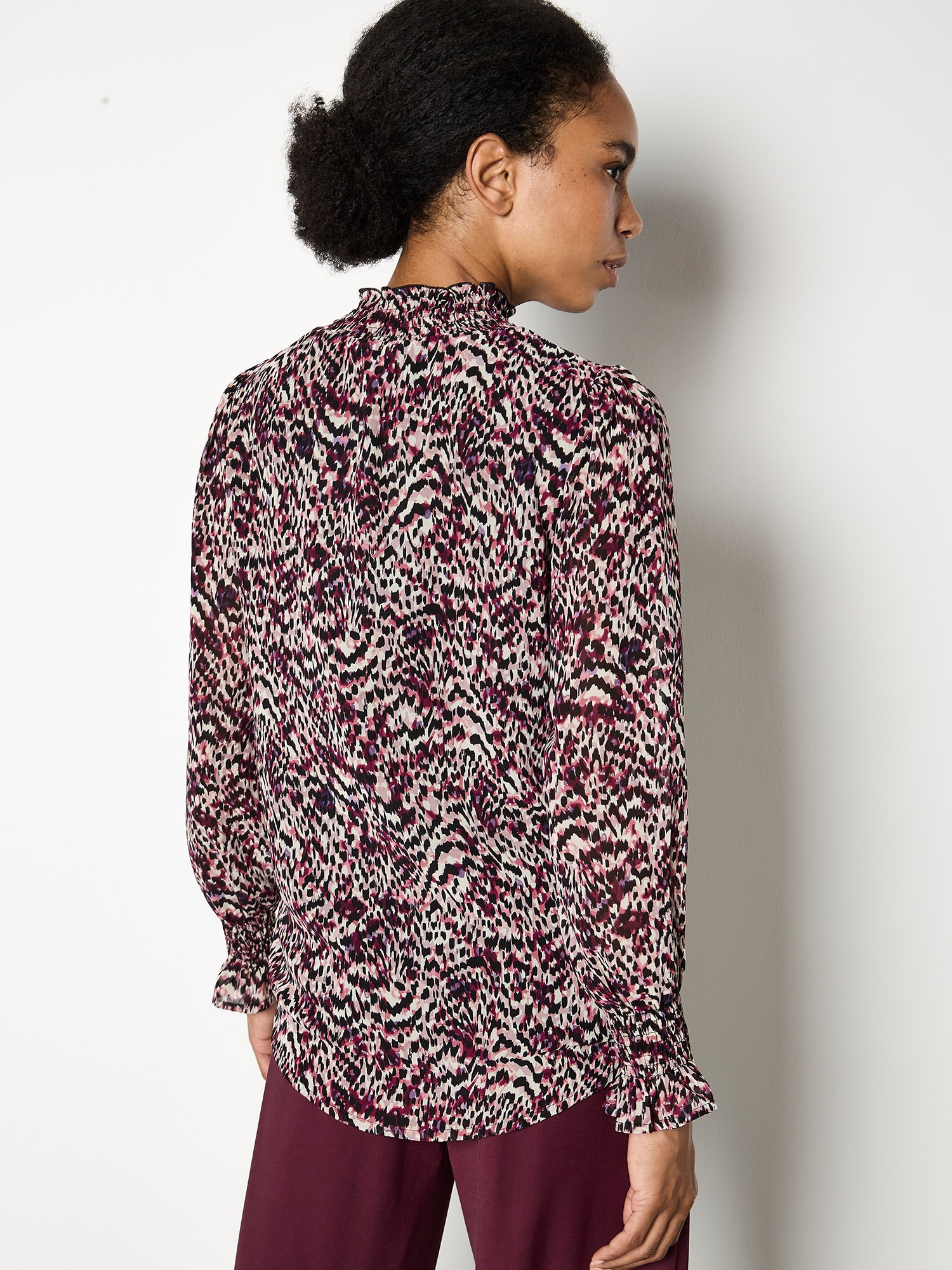 Apricot Klassische Bluse »Chiffonbluse« mit Animal-Print