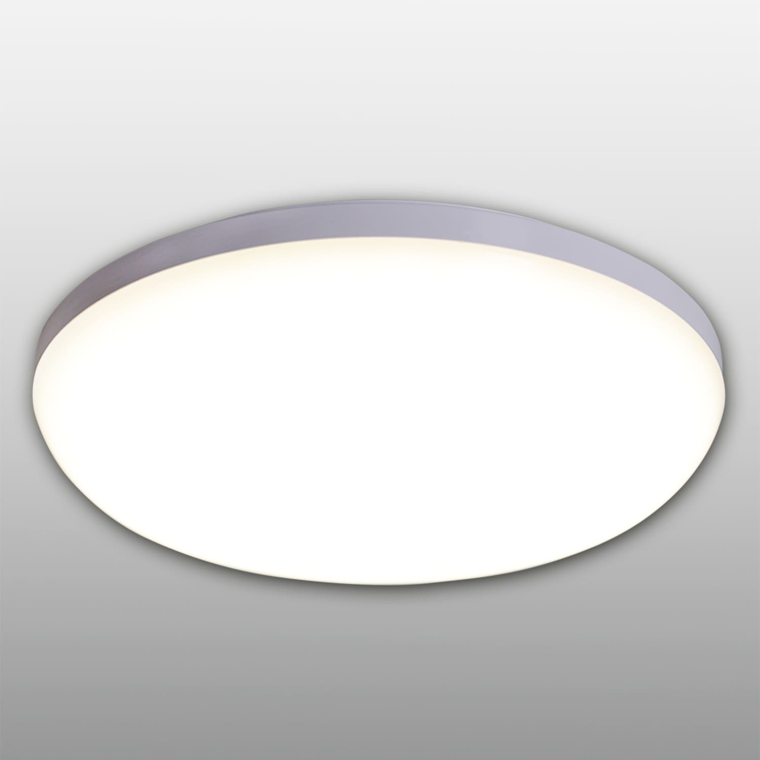 näve LED Deckenleuchte »Garda«, 1 flammig, Leuchtmittel LED-Board | LED fest integriert, weiß satiniert, Kunststoff/Metall, IP54