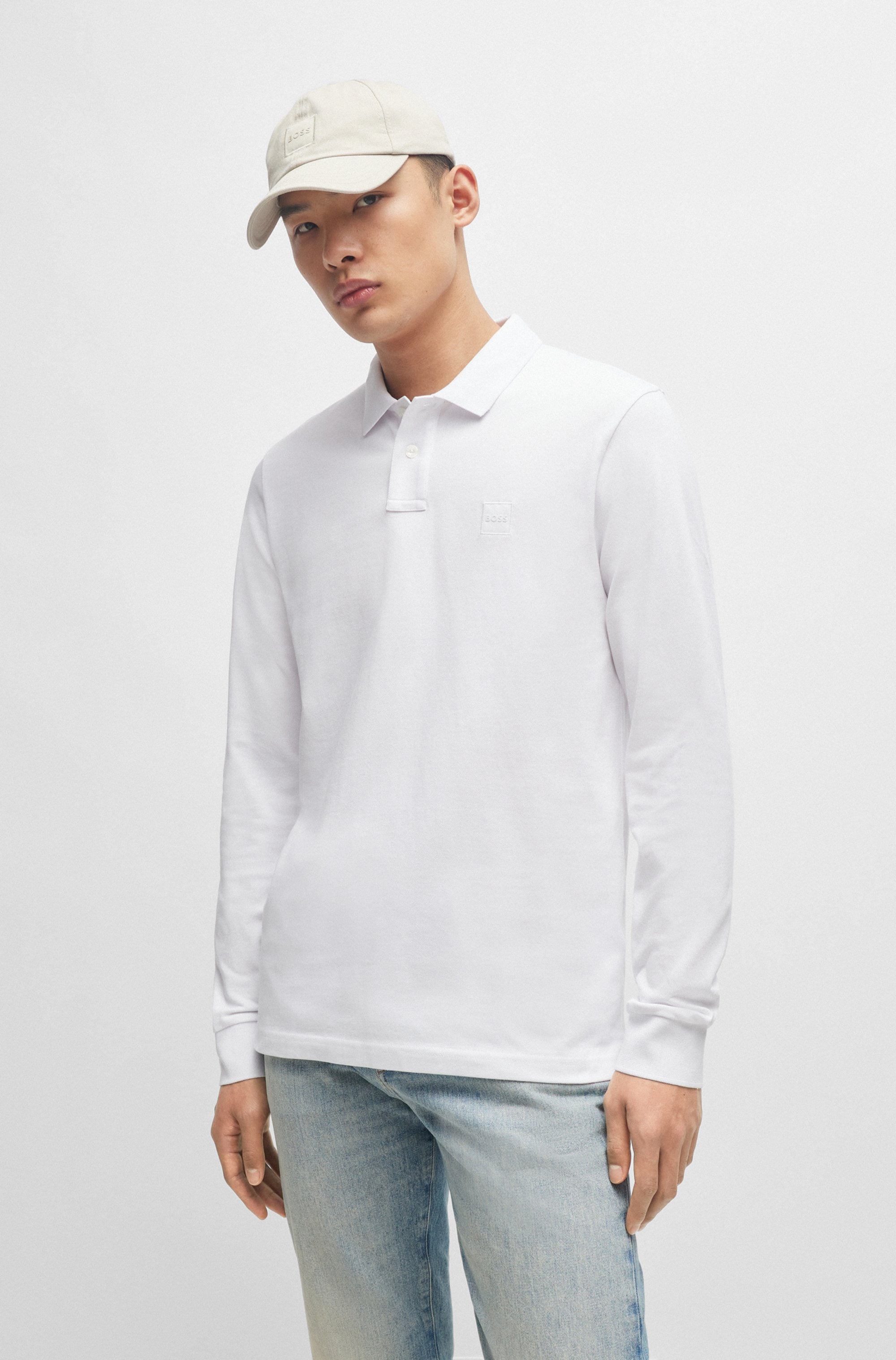 BOSS ORANGE Poloshirt »Passerby«, mit BOSS-Logobadge