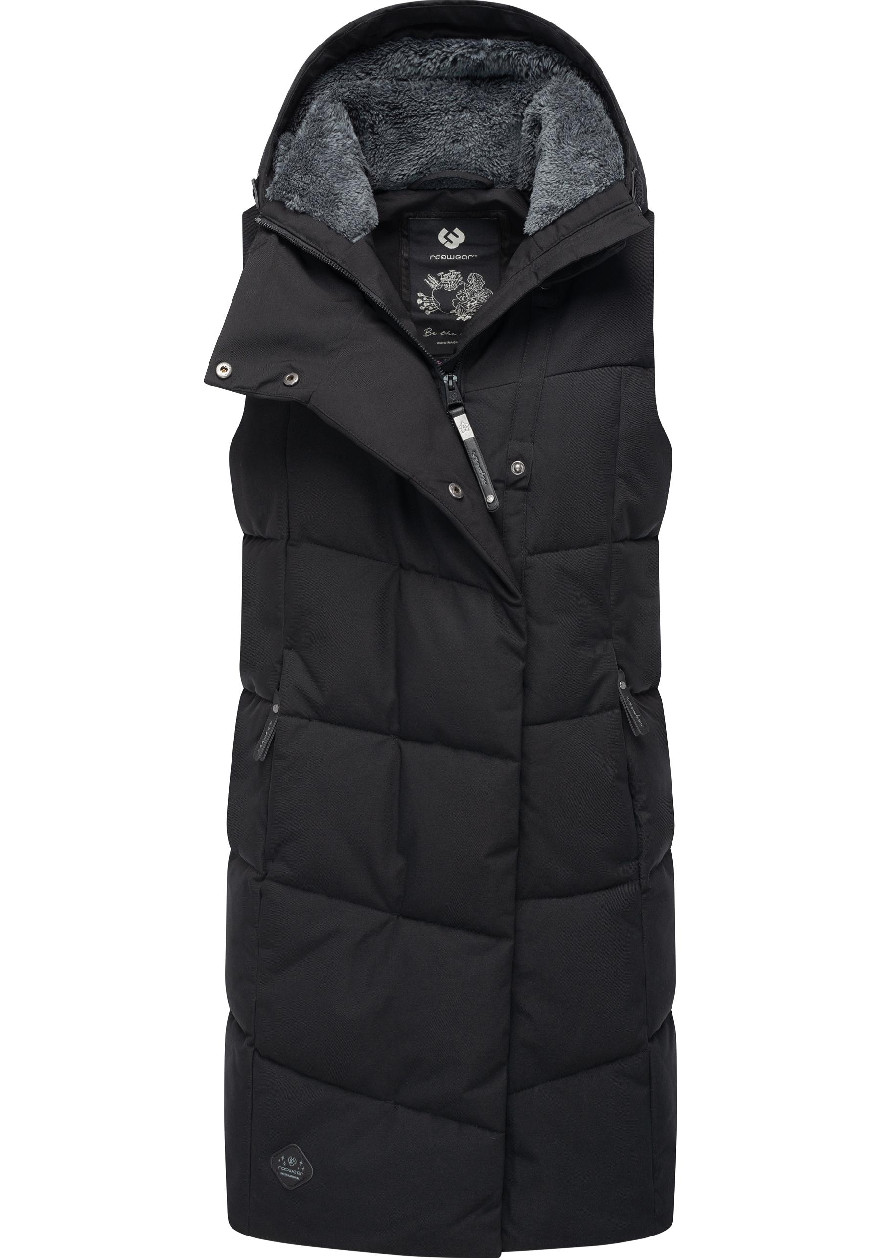 Ragwear Steppweste "Pavla Vest", stylische Winterweste mit Teddyfutter und günstig online kaufen
