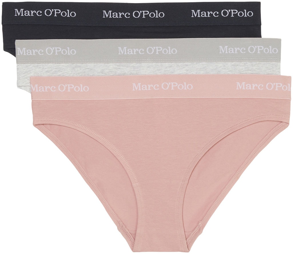 Marc OPolo Slip, (3er Pack), mit breitem, elastischem Logobund