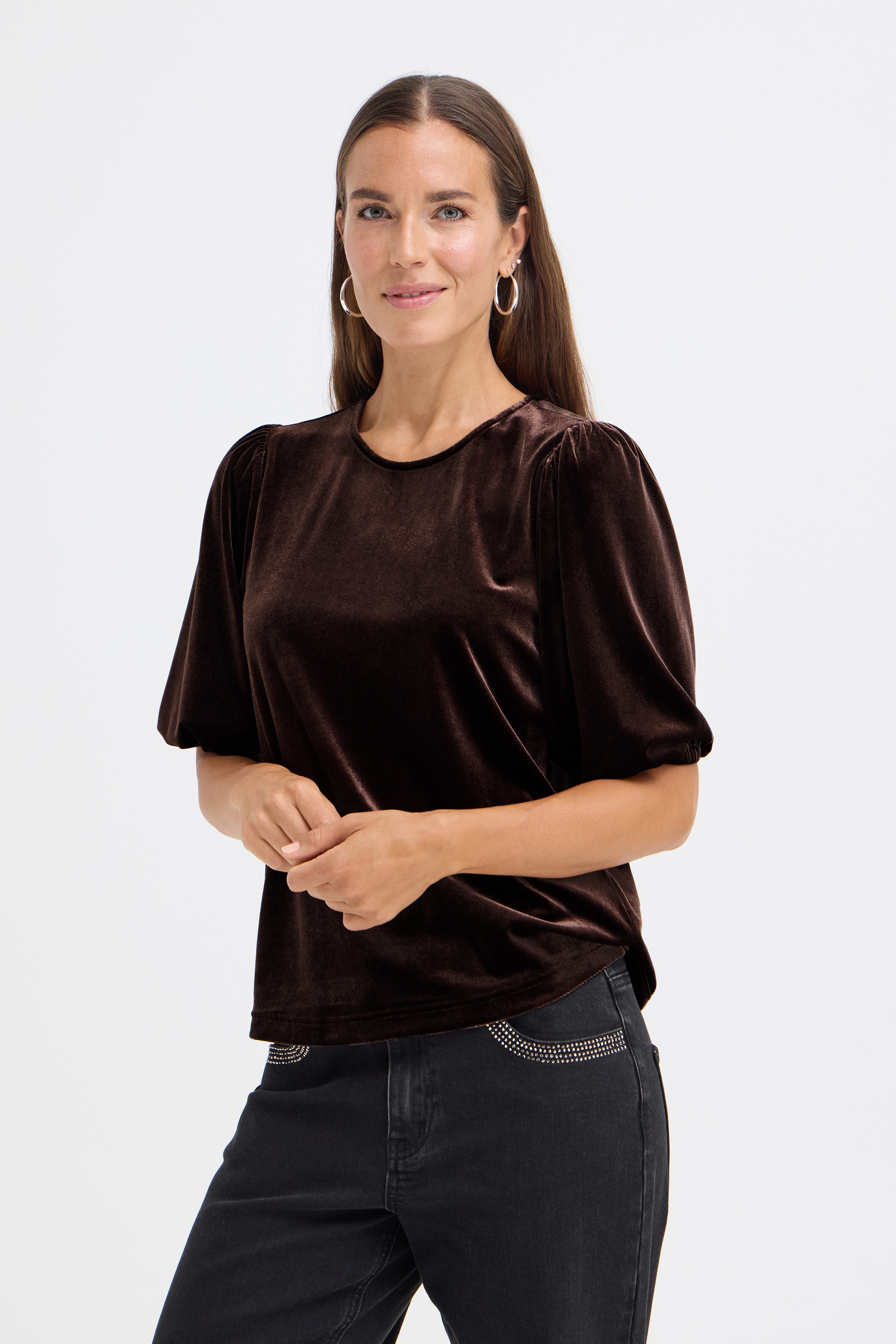 Pulz Jeans Kurzarmbluse »Pulz Jeans Bluse kurzarm PZBARBARA«