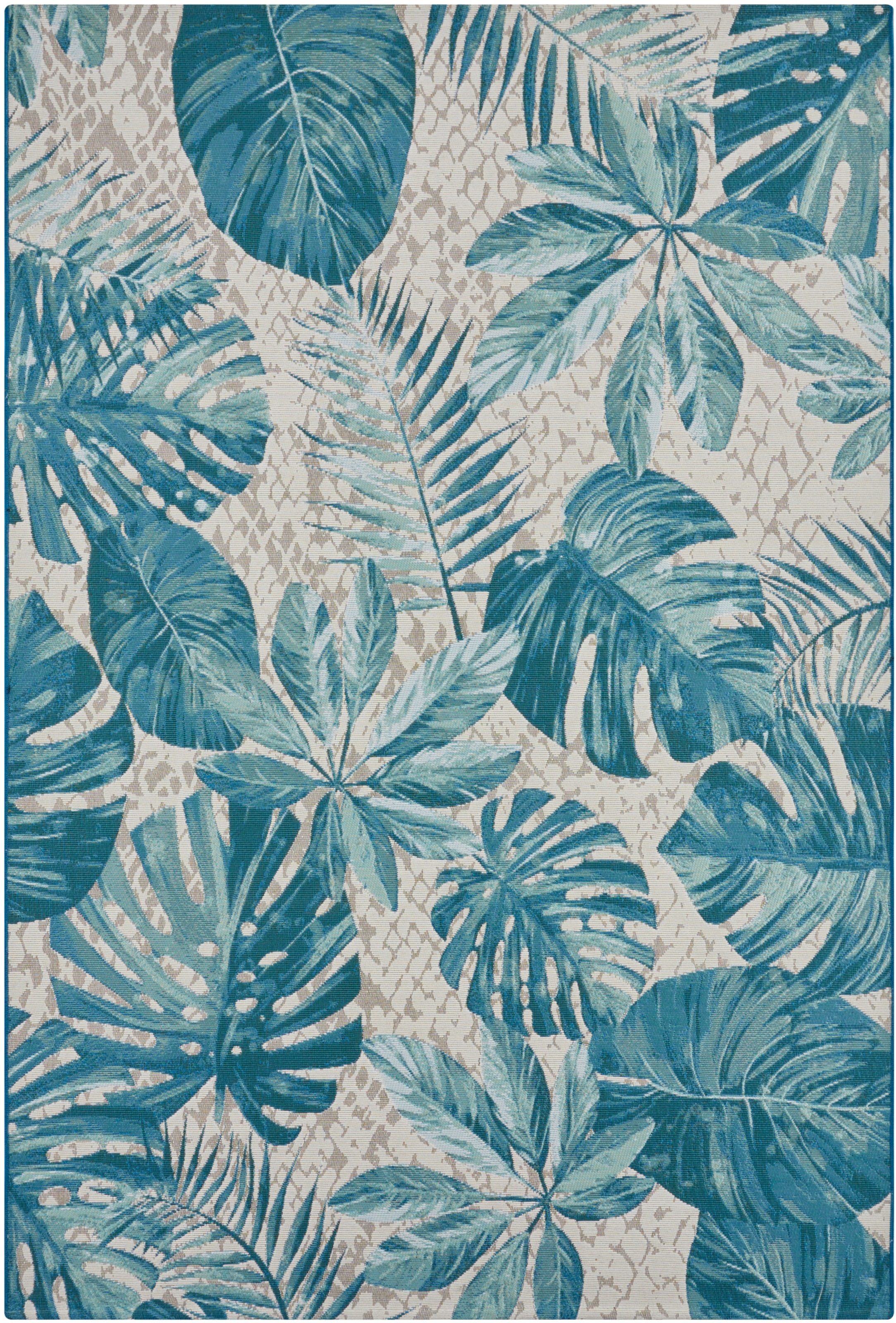 HANSE Home Outdoorteppich "Tropical Leaves", rechteckig, 3 mm Höhe, In-& Outdoor, Teppich, Wetterfest, Balkon, Garten, W