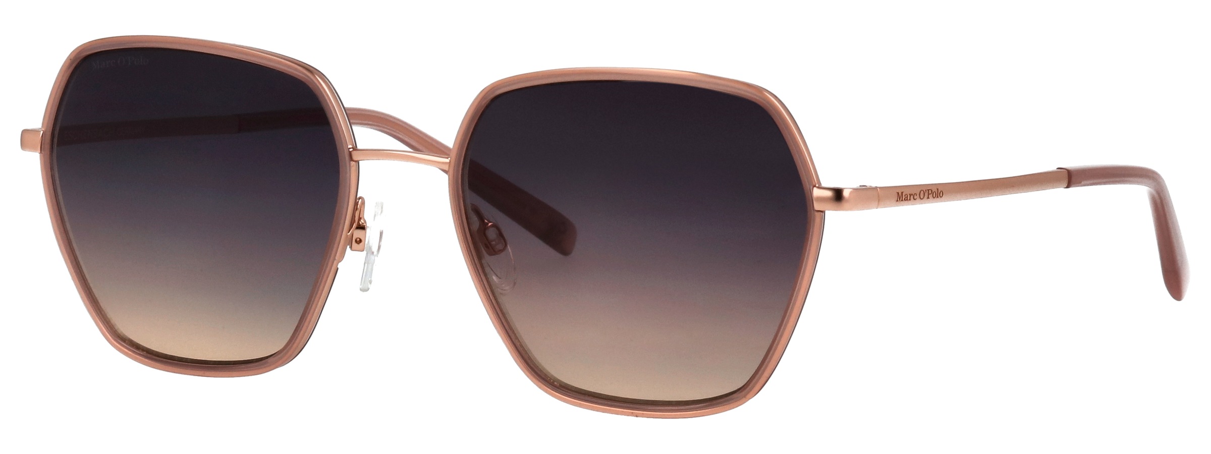 Marc OPolo Sonnenbrille "Modell 505122" Form Hexagon, Logoschriftzug auf Bü günstig online kaufen