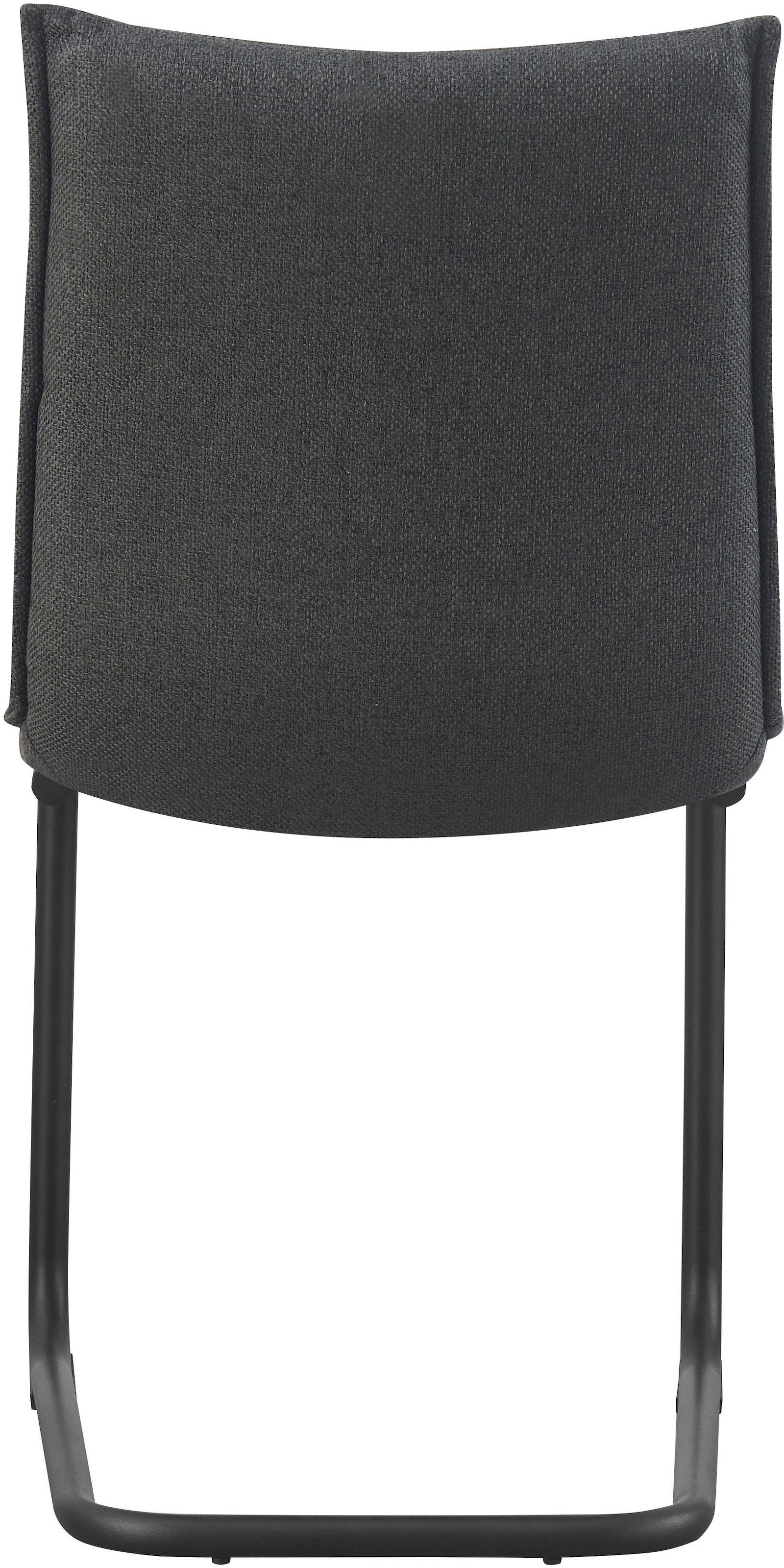 Home affaire Esszimmerstuhl »SARNIA, 2er Set, mit Metallgestell in matt schwarz« (Set) 2 Stk.in verschiedenen Farben, Belsatbarkeit pro Stuhl 120 kg, Velour Stoff