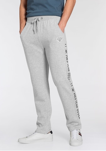 TOM TAILOR Polo Team Sweatpants su Logoschriftzug