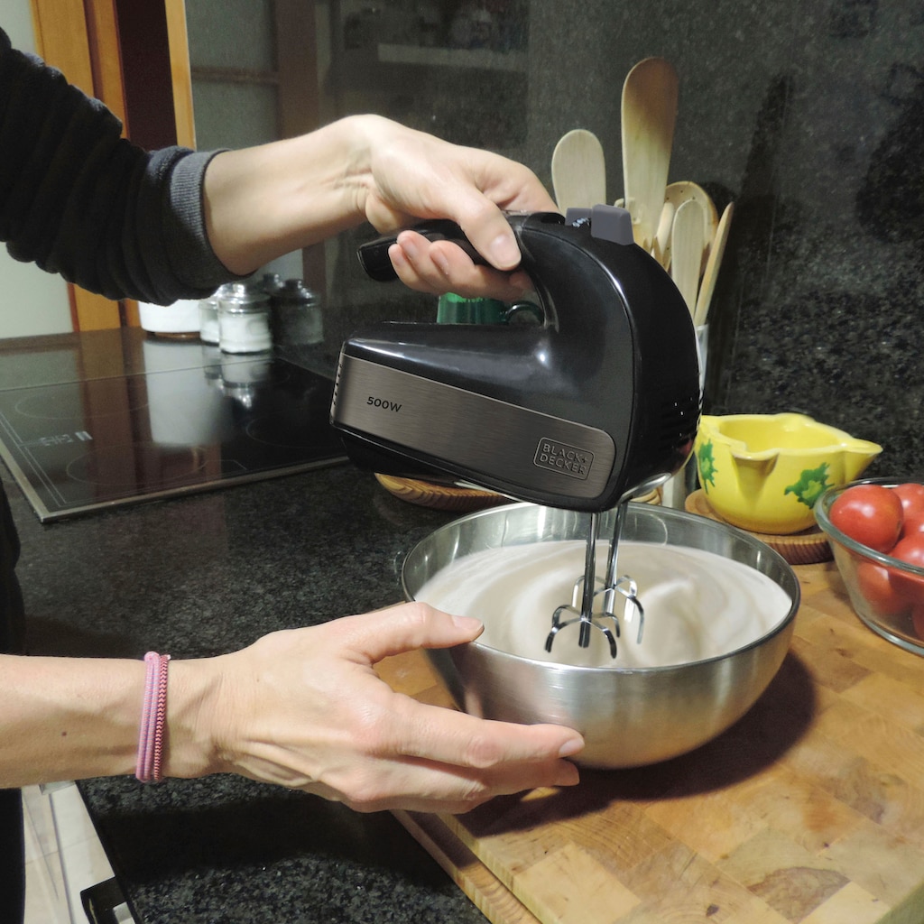 Black + Decker Handmixer »BXMX500E«, 500 W