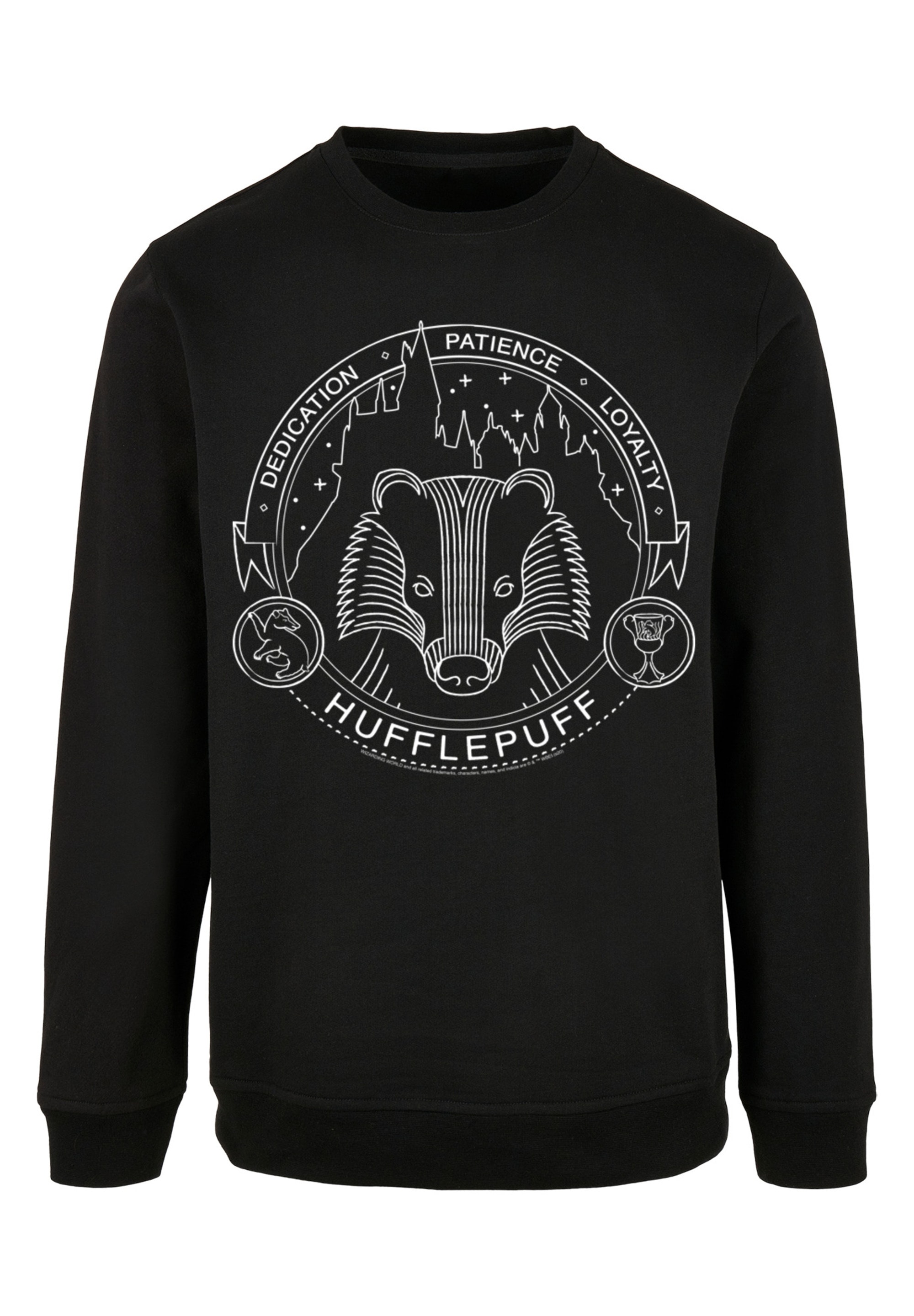 F4NT4STIC Sweatshirt »Harry Potter Hufflepuff Seal«, Print