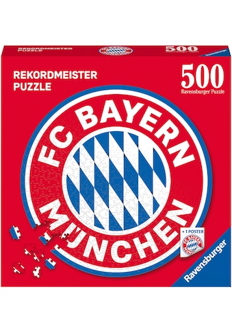 Puzzle »FC Bayern Logo«, Made in Europe; FSC® - schützt Wald - weltweit