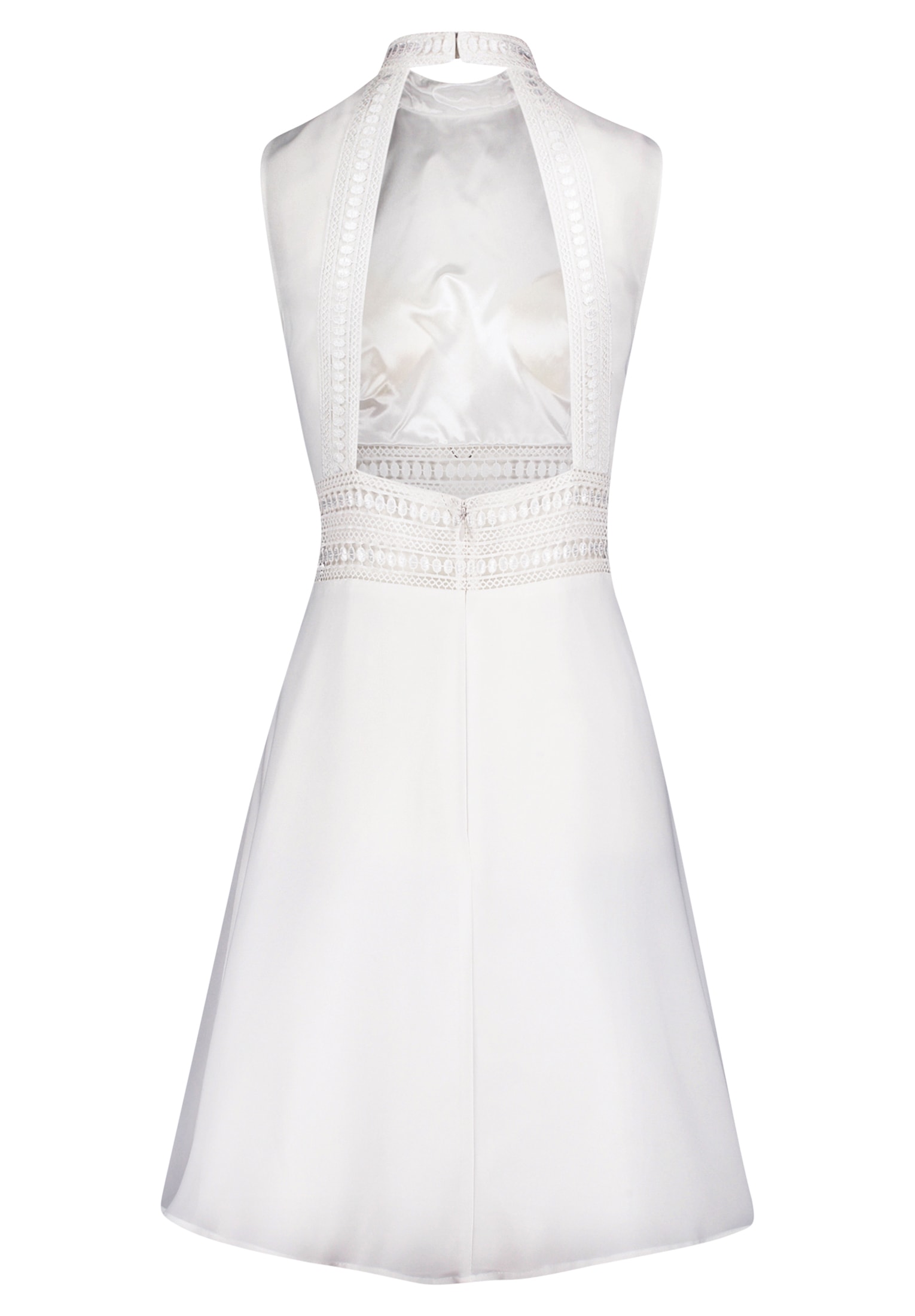 Vera Mont Cocktailkleid »Vera Mont Cocktailkleid mit Spitzeneinsatz«, Aufgesteppte Bänder