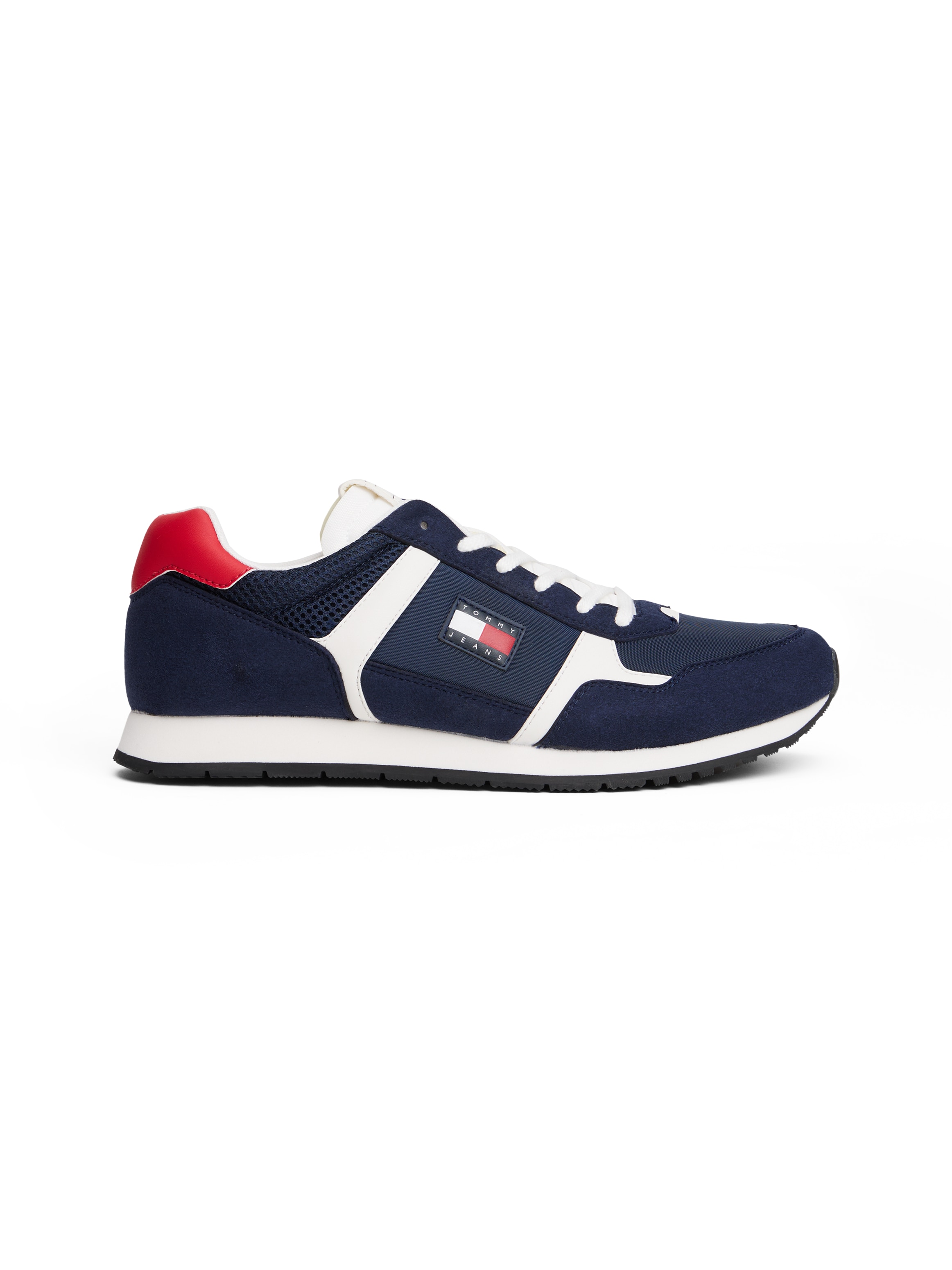 Tommy Jeans Sneaker »TJM RUNNER CASUAL«, Freizeitschuh, Halbschuh, Schnürschuh mit seitlicher Logoflagge