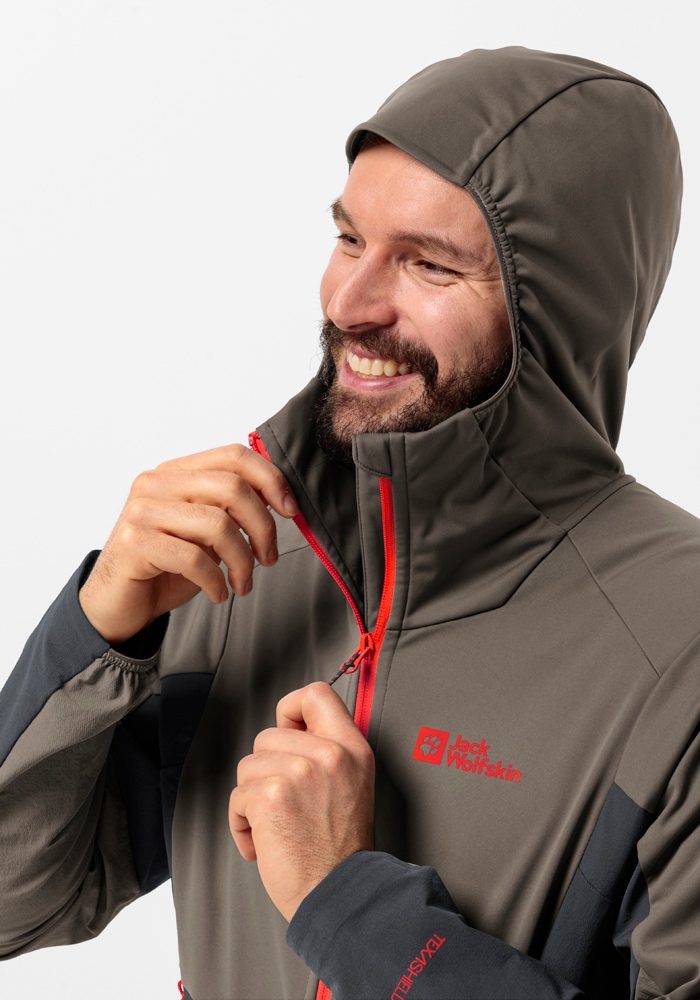 Jack Wolfskin Outdoorjacke »BRISSTAL HOODY M«, mit Kapuze