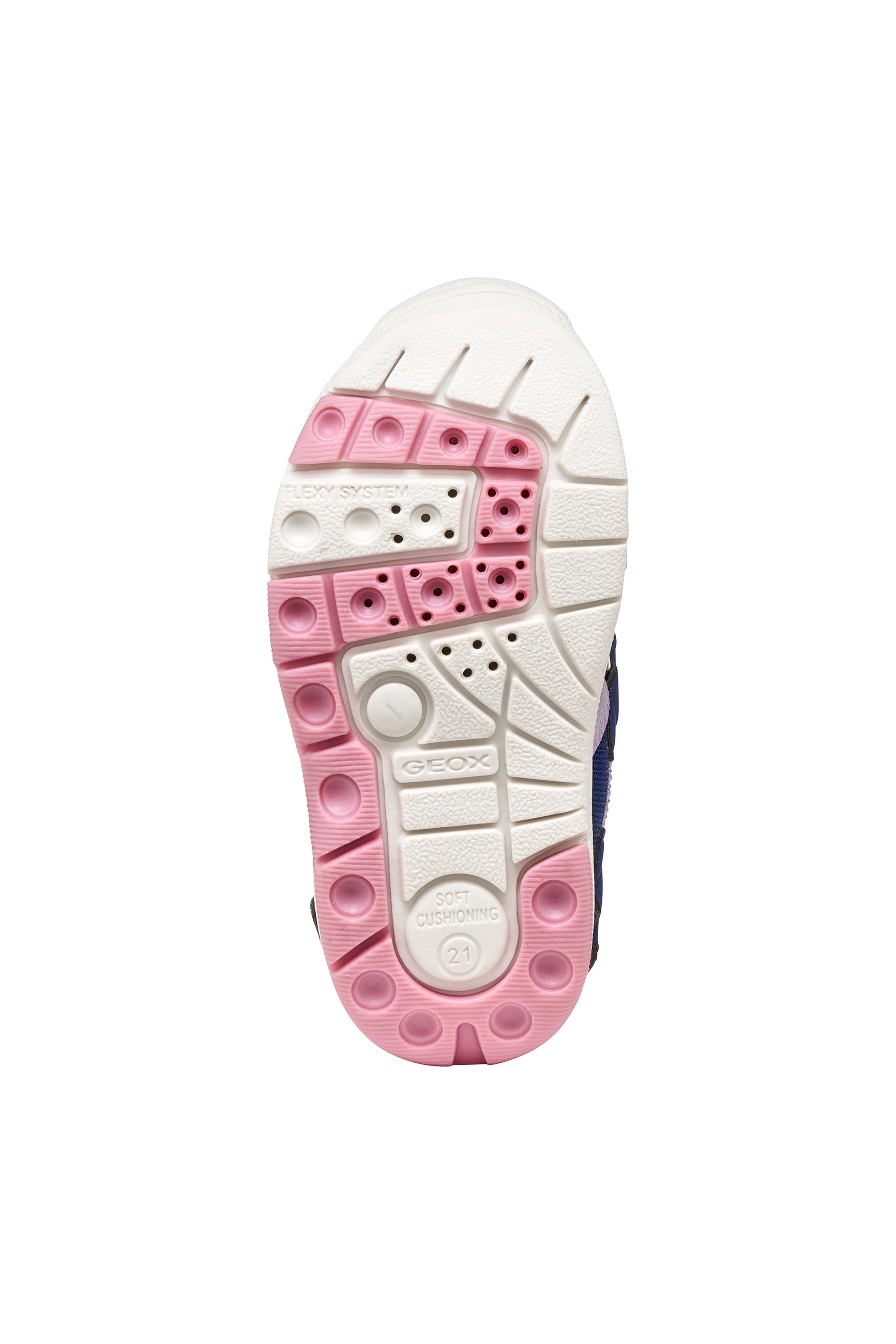 Geox Lauflernschuh »B SANDAL MULTY GIRL«  Babyschuh, Sommerschuh, Klettschuh, Größenschablone zum Download