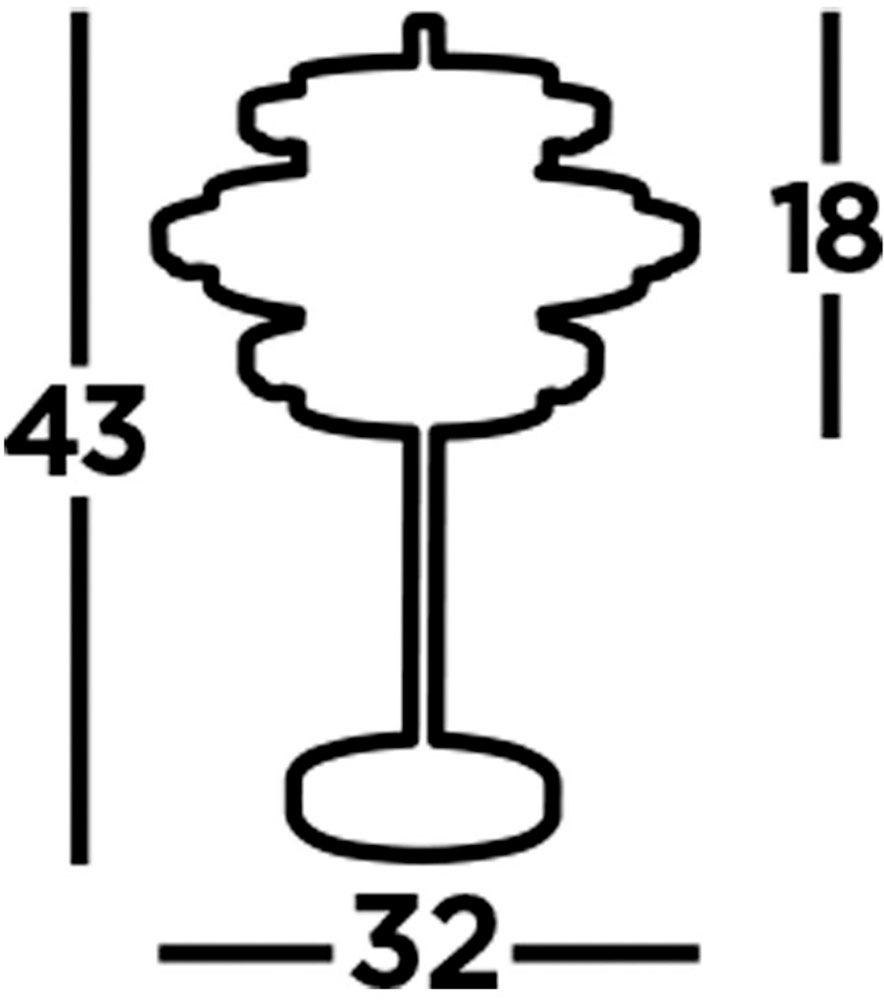 Searchlight LED Tischleuchte »Tischlampe Hive, 1-flammig« LED-Modul 1 Stk. Extra-Warmweiß Warme Atmosphäre
