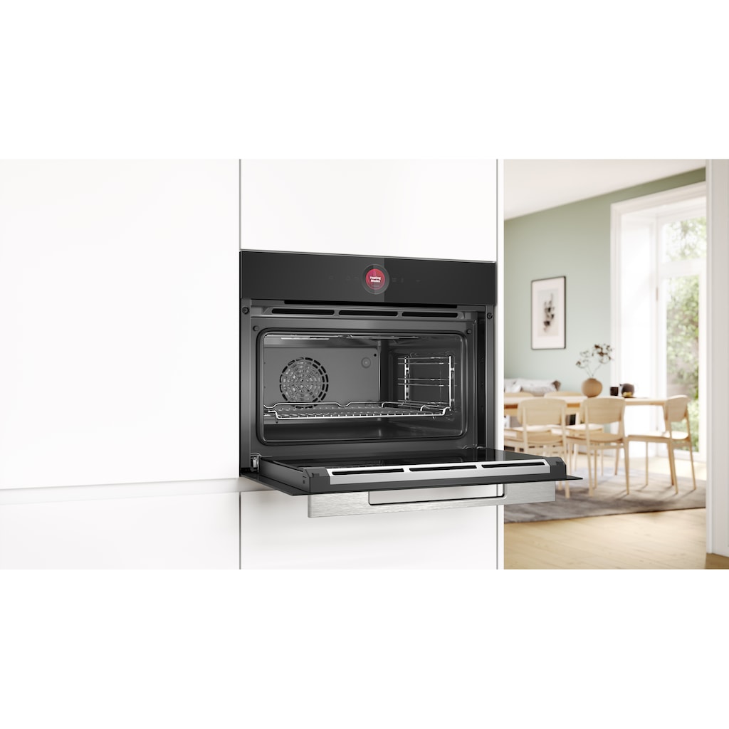 BOSCH Einbaubackofen »CBG7341B1«, Serie 8, CBG7341B1, mit Backauszug