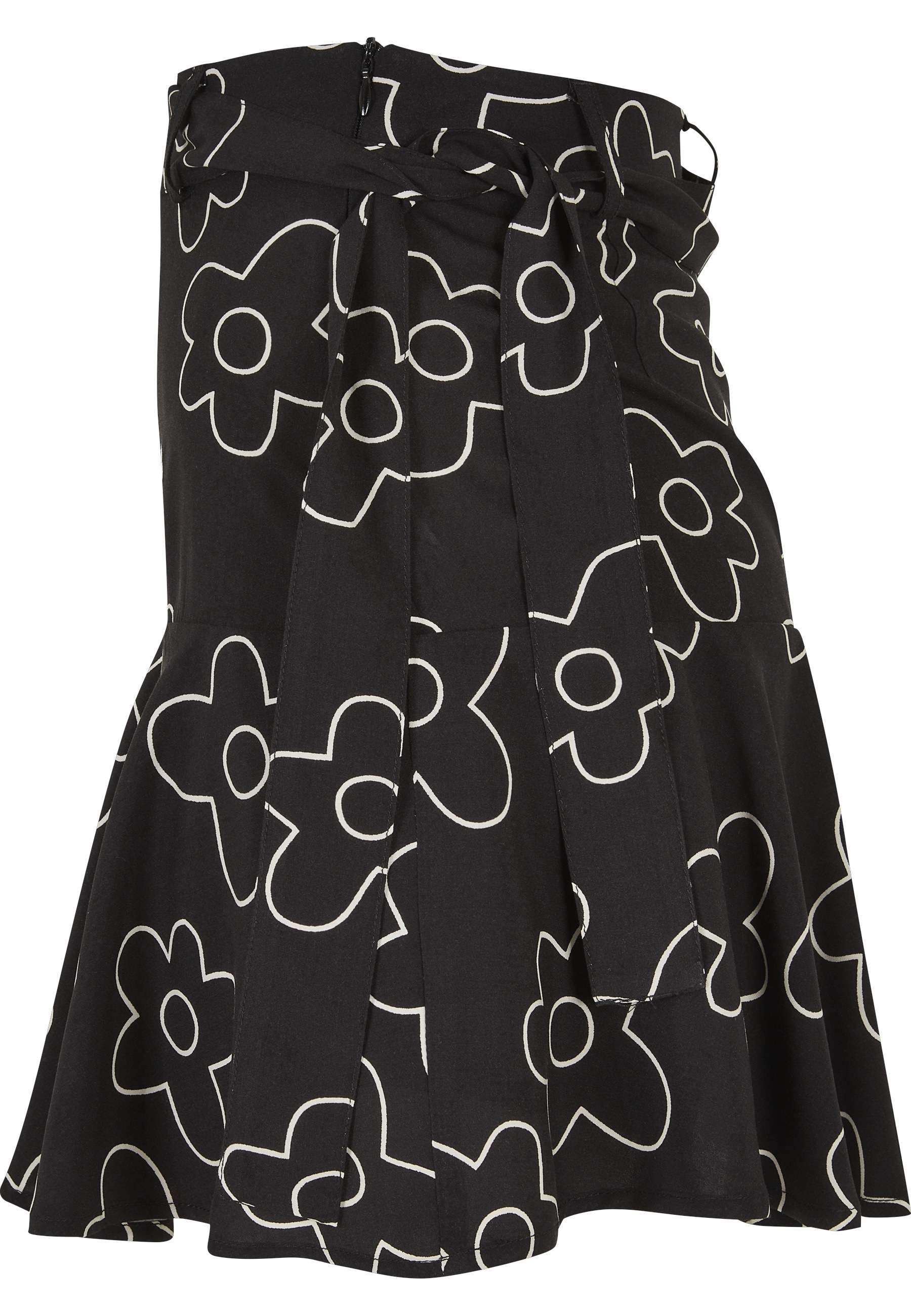 URBAN CLASSICS Jerseyrock »Urban Classics Damen Ladies Viscose Mini Skort« 1 Stk.