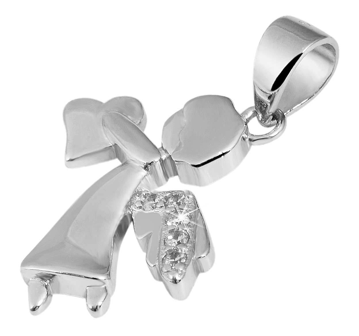 Adelia´s Kettenanhänger »hochwertiger Engel Anhänger aus 925 Sterling Silber«