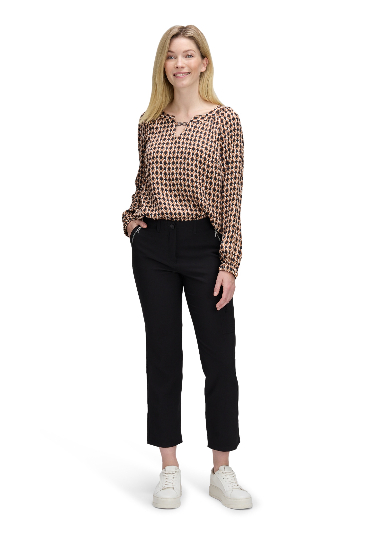 Betty Barclay Stoffhose »Betty Barclay Damen Casual-Hose mit Reißverschluss«