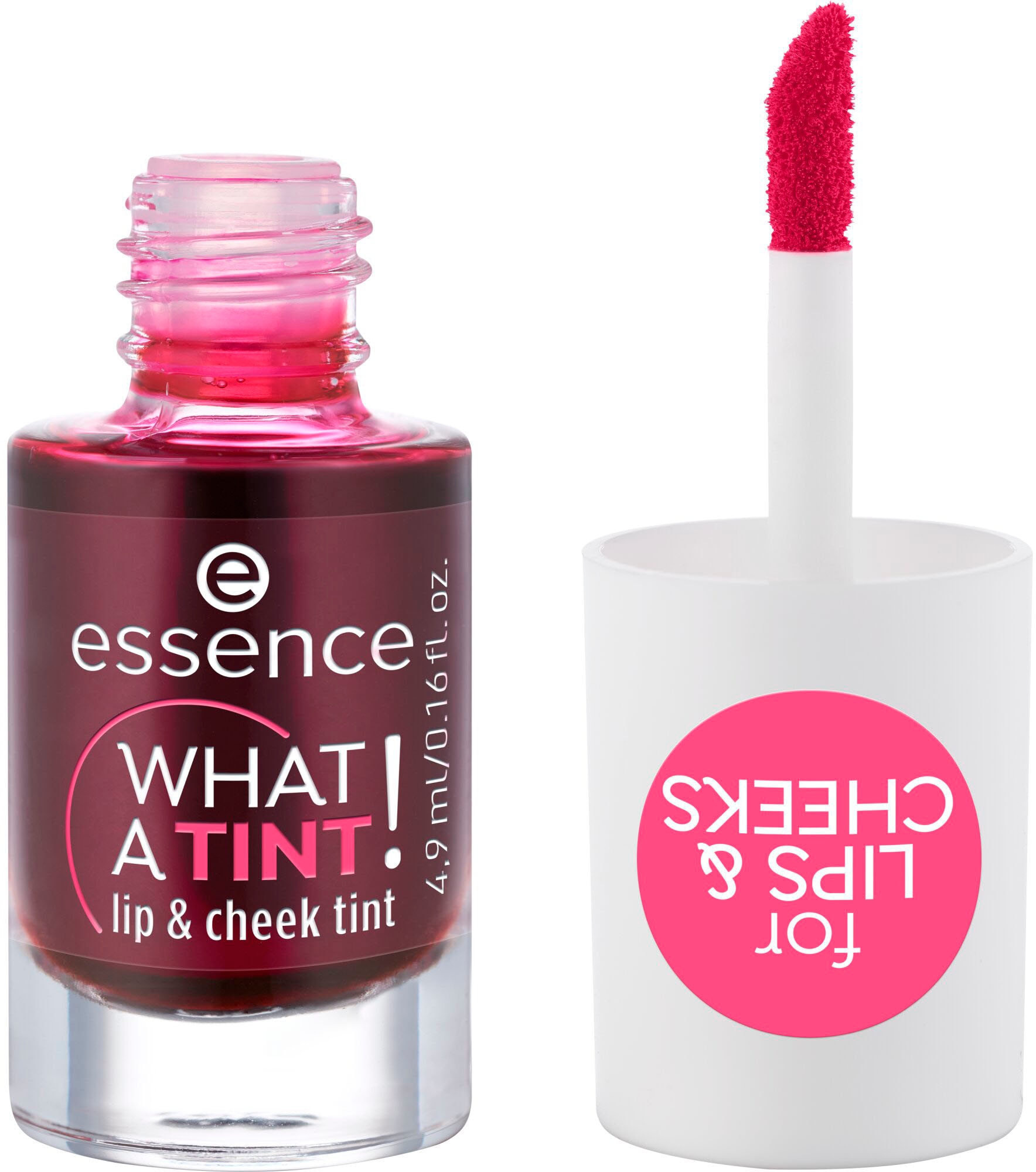 Essence Rouge »WHAT A TINT! lip & cheek tint«, mit wasserartiger Textur