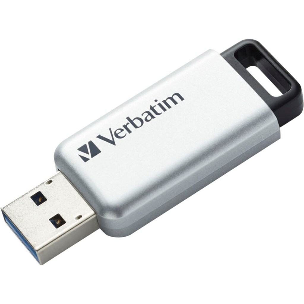 Verbatim USB-Stick »Secure Pro 64GB«, (USB 3.2 Lesegeschwindigkeit 35 MB/s)