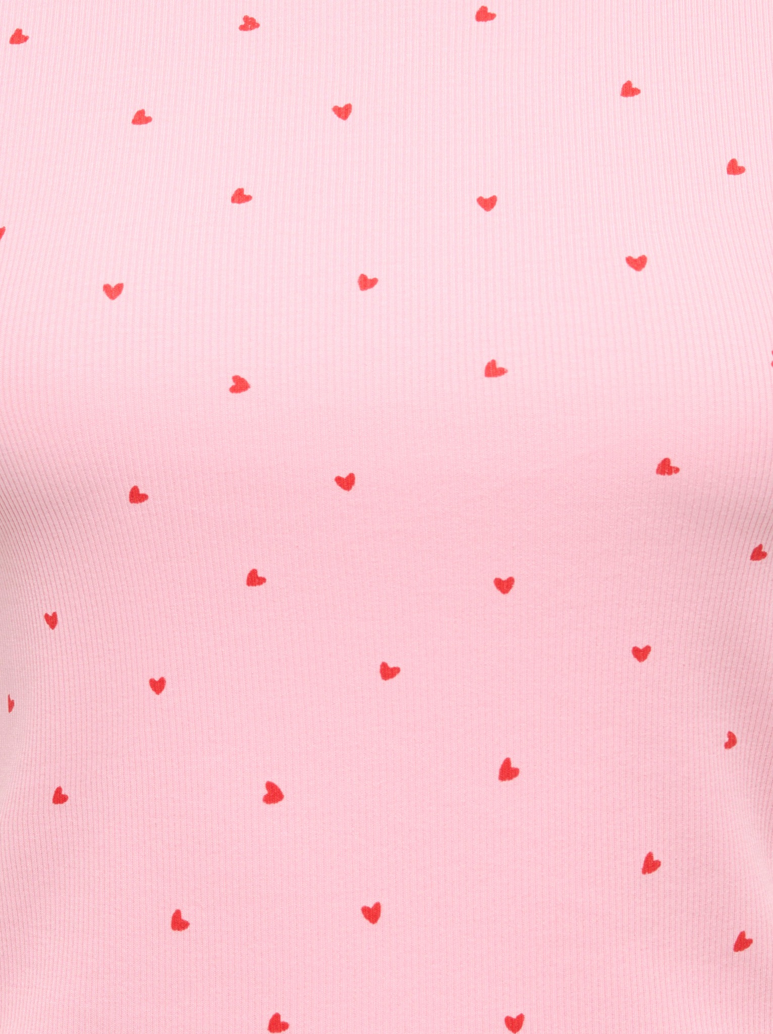 Thumbnail - ONLY Kurzarmshirt "ONLFENJA LIFE SS AOP TOP JRS NOOS" Baumwollmischung, Cropped Fit, Rundhals