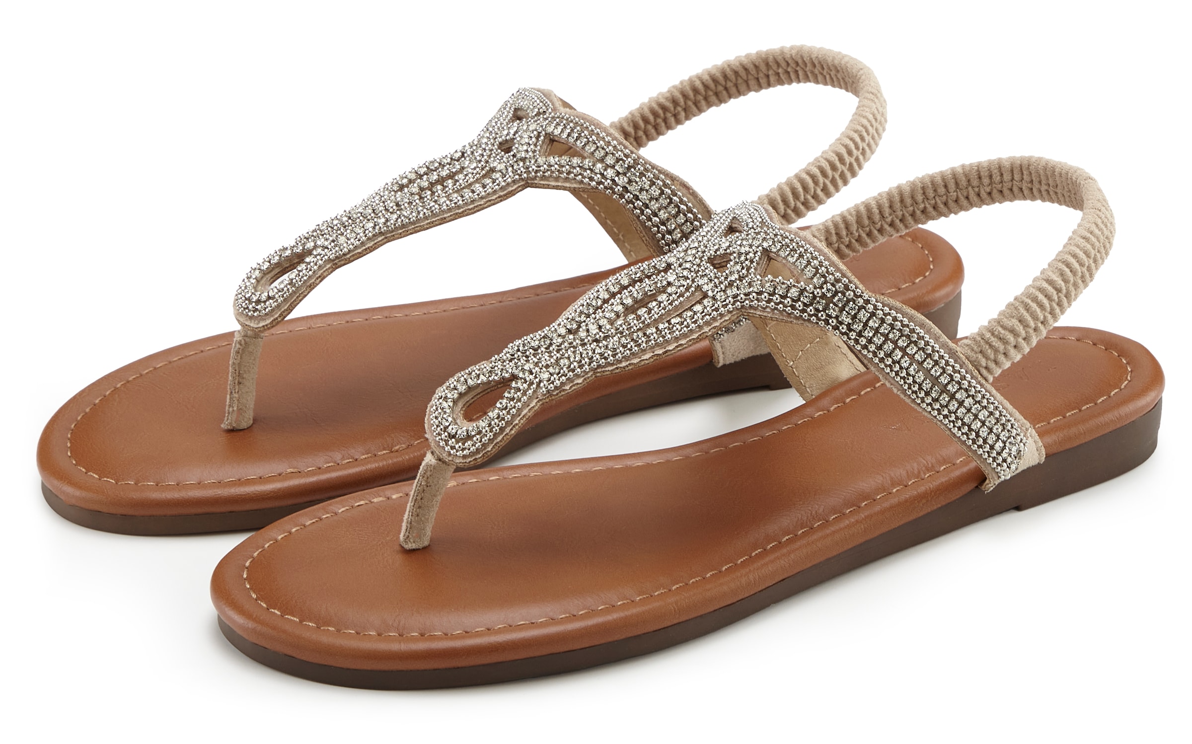 LASCANA Zehentrenner "Sommerschuh, offener Schuh," Sandale, Pantolette mit günstig online kaufen