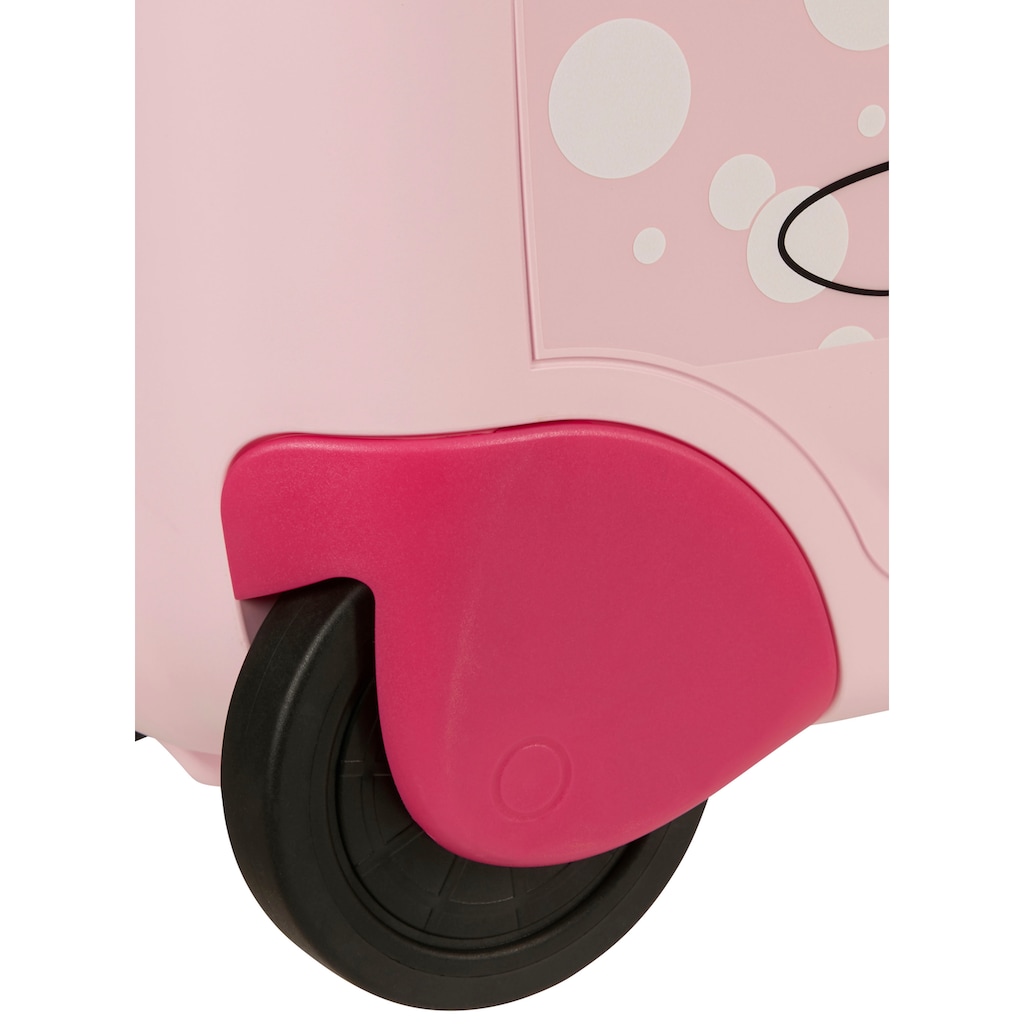 Samsonite Kinderkoffer »Dream2Go Ride-on Trolley, Disney Minnie Glitter«, 4 Rollen, zum sitzen und ziehen