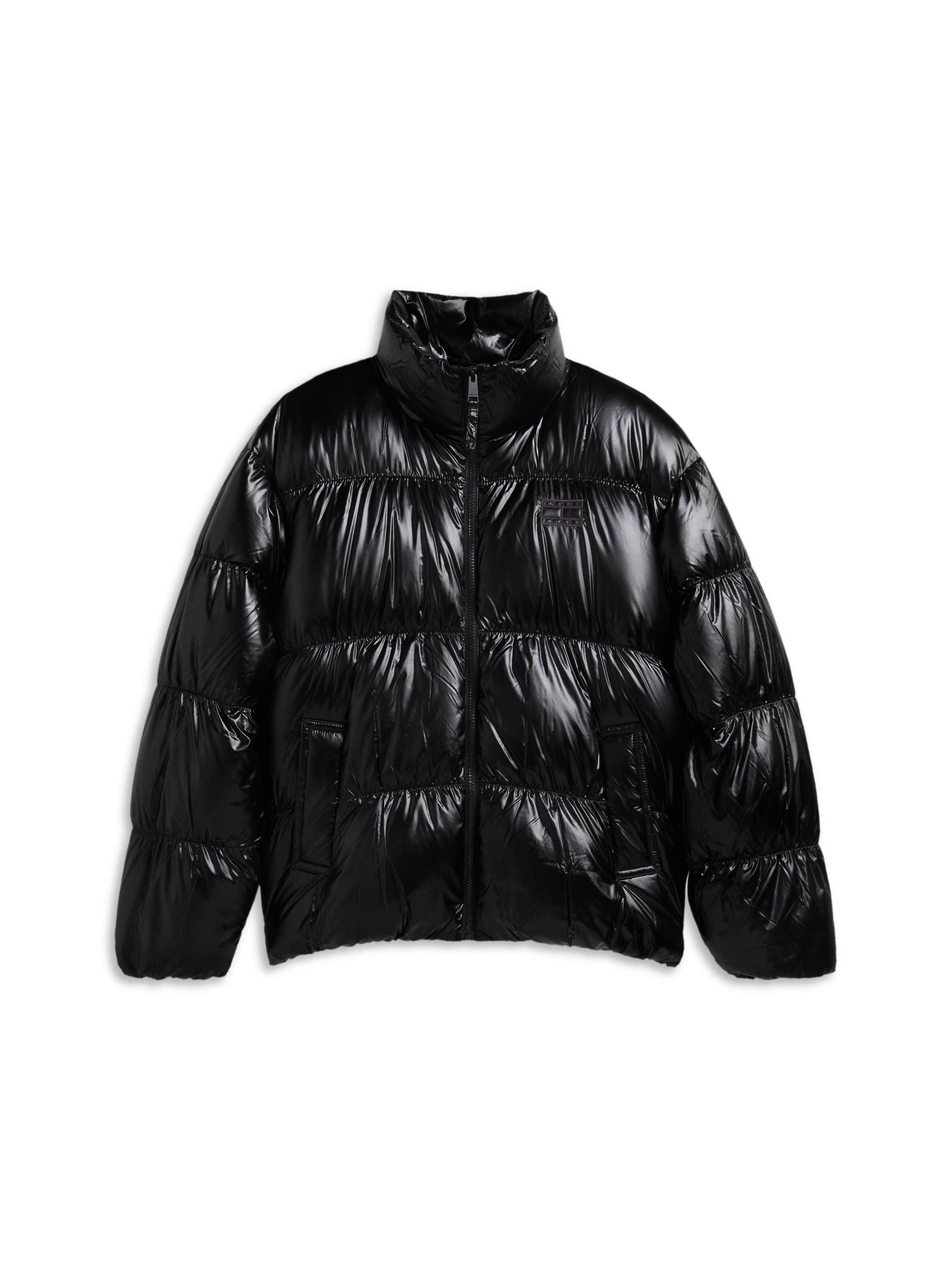 Tommy Jeans Steppjacke »TJW HIGH NECK SHINY PUFFER DOWN« Kunstfaser