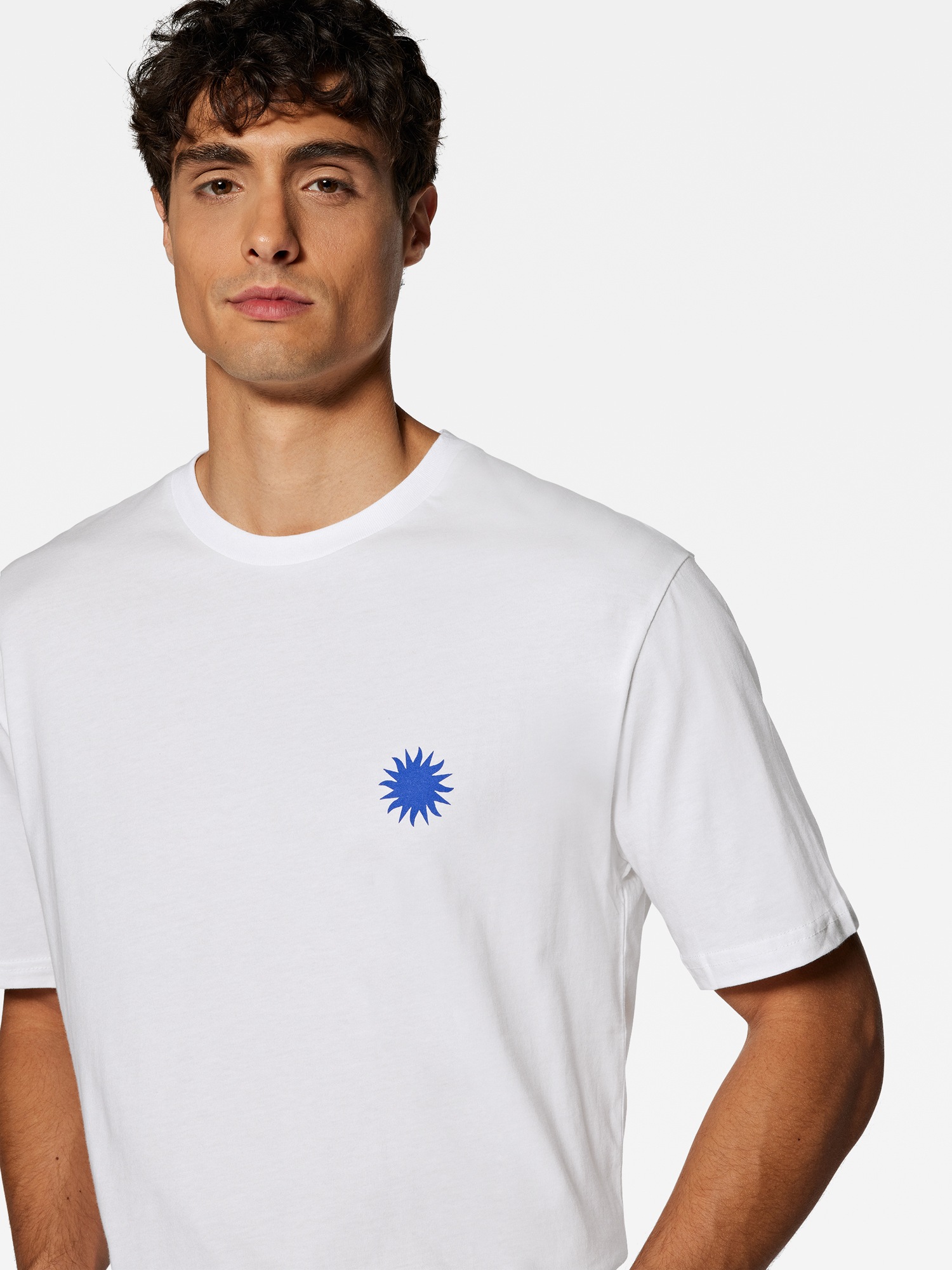 Mavi T-Shirt »CREW NECK TEE«, T-Shirt mit Print