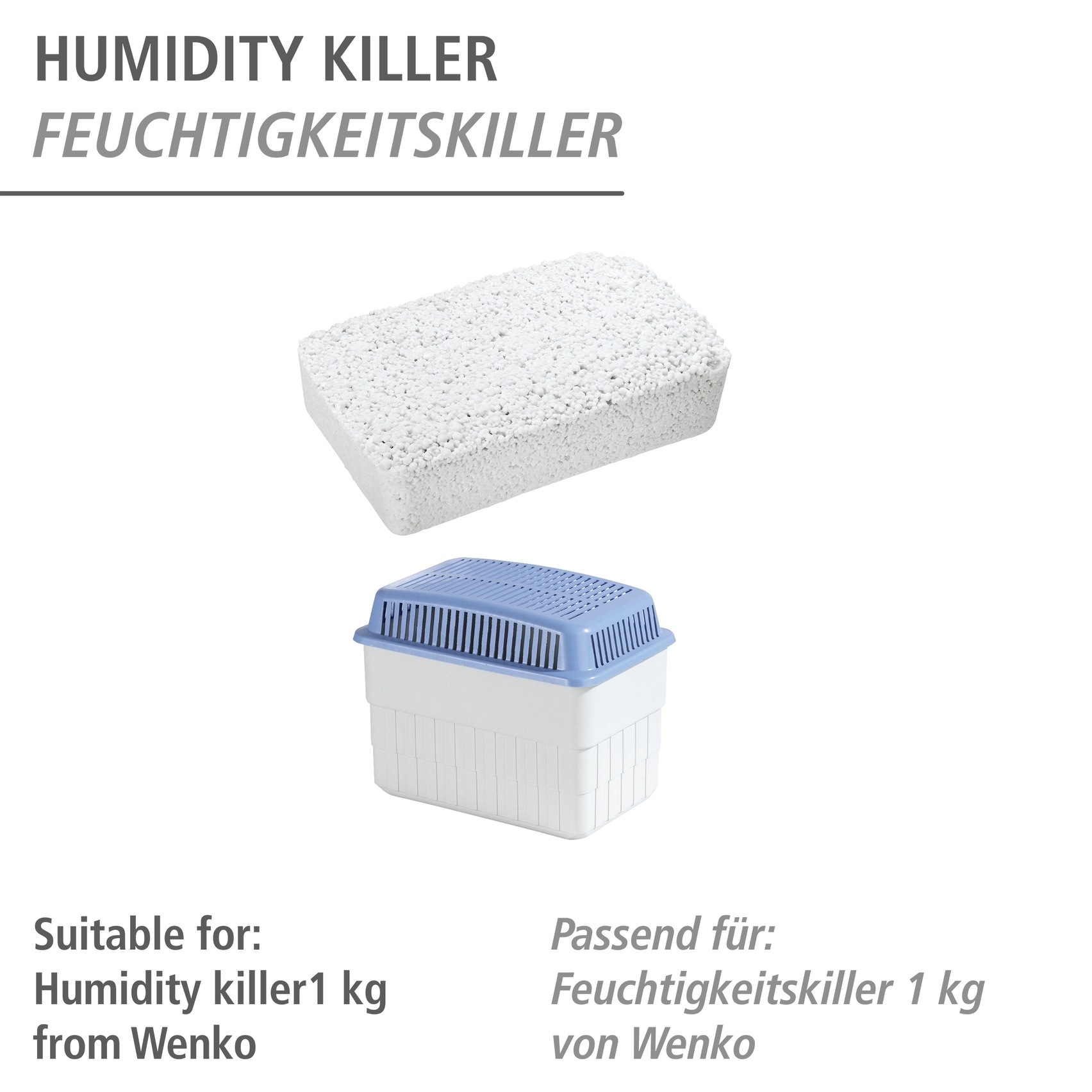 WENKO Raumentfeuchter-Nachfüllpack »Lavendelduft« Packung, 3 Stk. tlg. 3-er Set Nachfüllpack für Raumentfeuchter, geräuschlos, ohne Strom