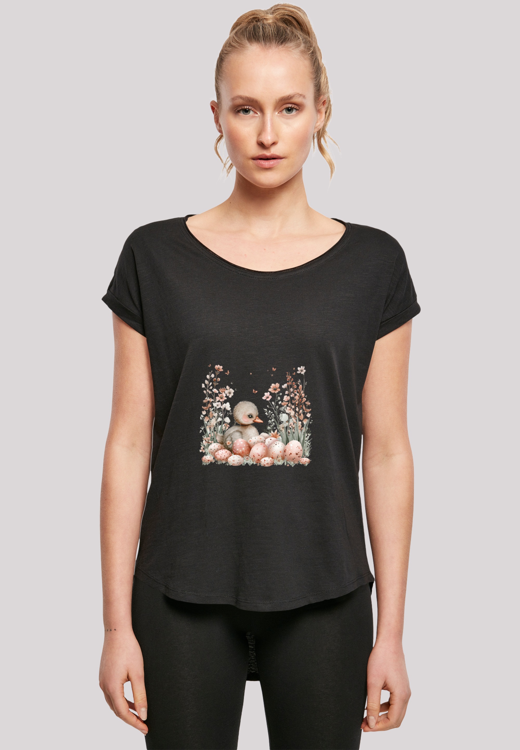 F4NT4STIC "Ente Ostereier Blumen Küken" Premium Qualität