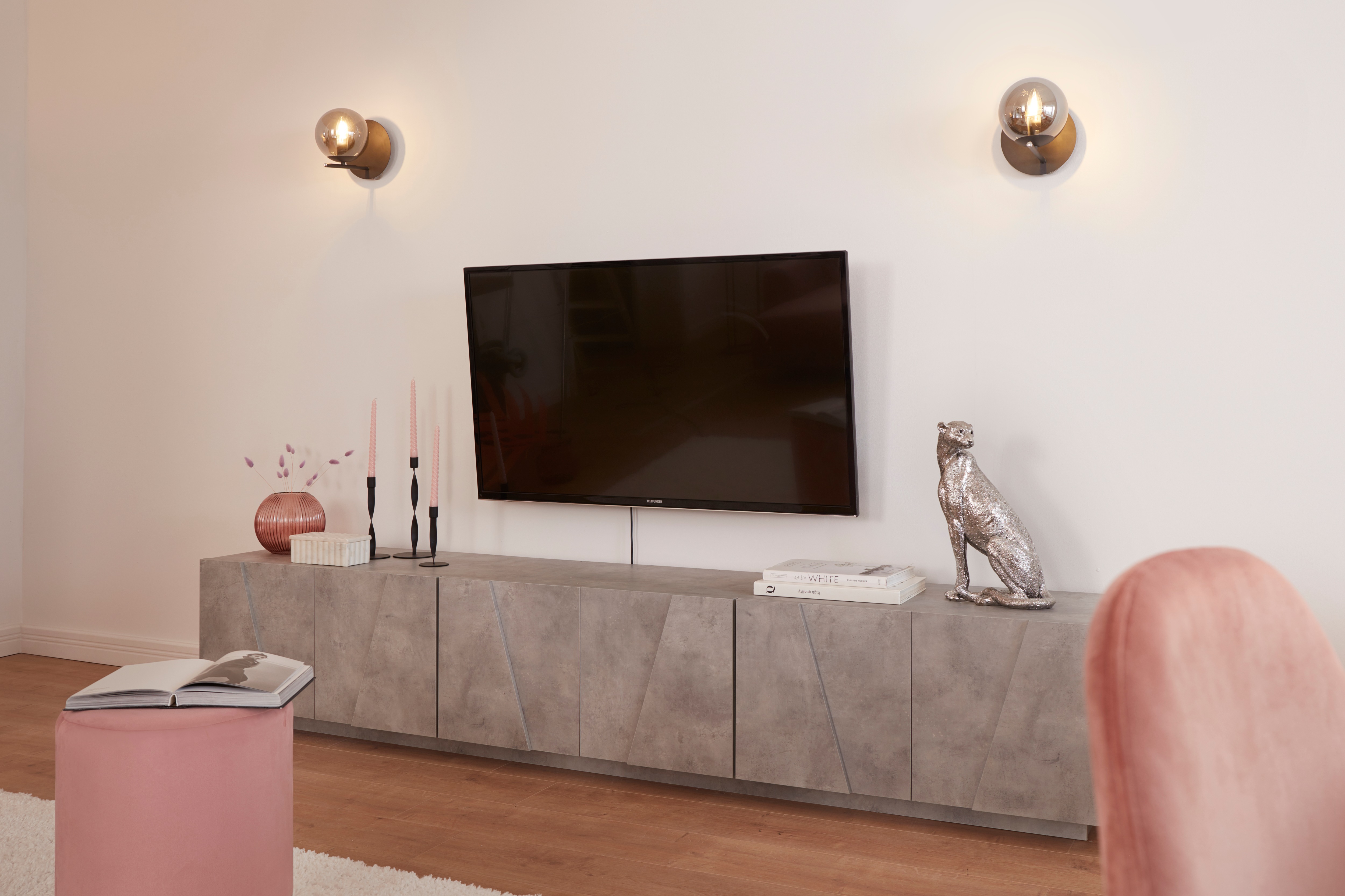 Thumbnail - INOSIGN Lowboard "PING, TV-Board, TV-Band, TV-Kommode" mit 6 Türen, Breite 243,8 cm