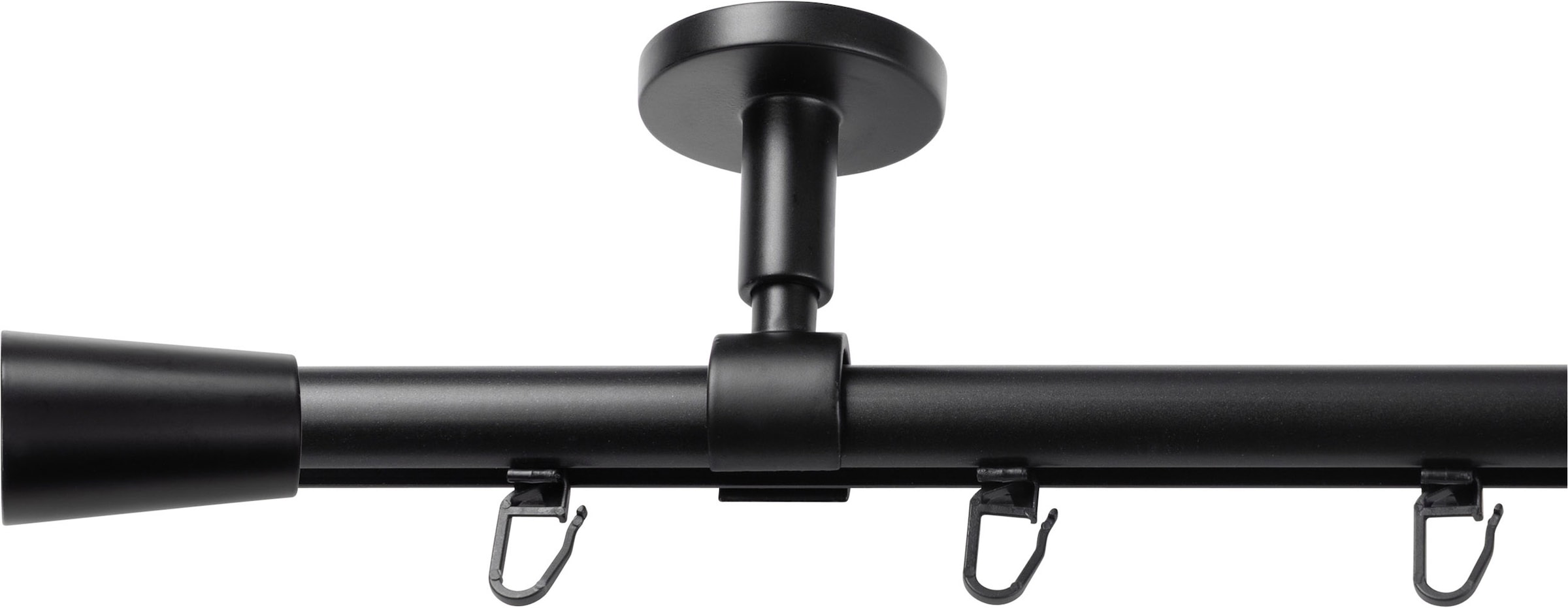 SN DECO GROUP Gardinenstange "Gardinenstange Innenlauf Nizza Ø 19 mm, 1-läufig, Fixmaß, verschraubt" Ø 19 mm Fixmaß;kürzbar